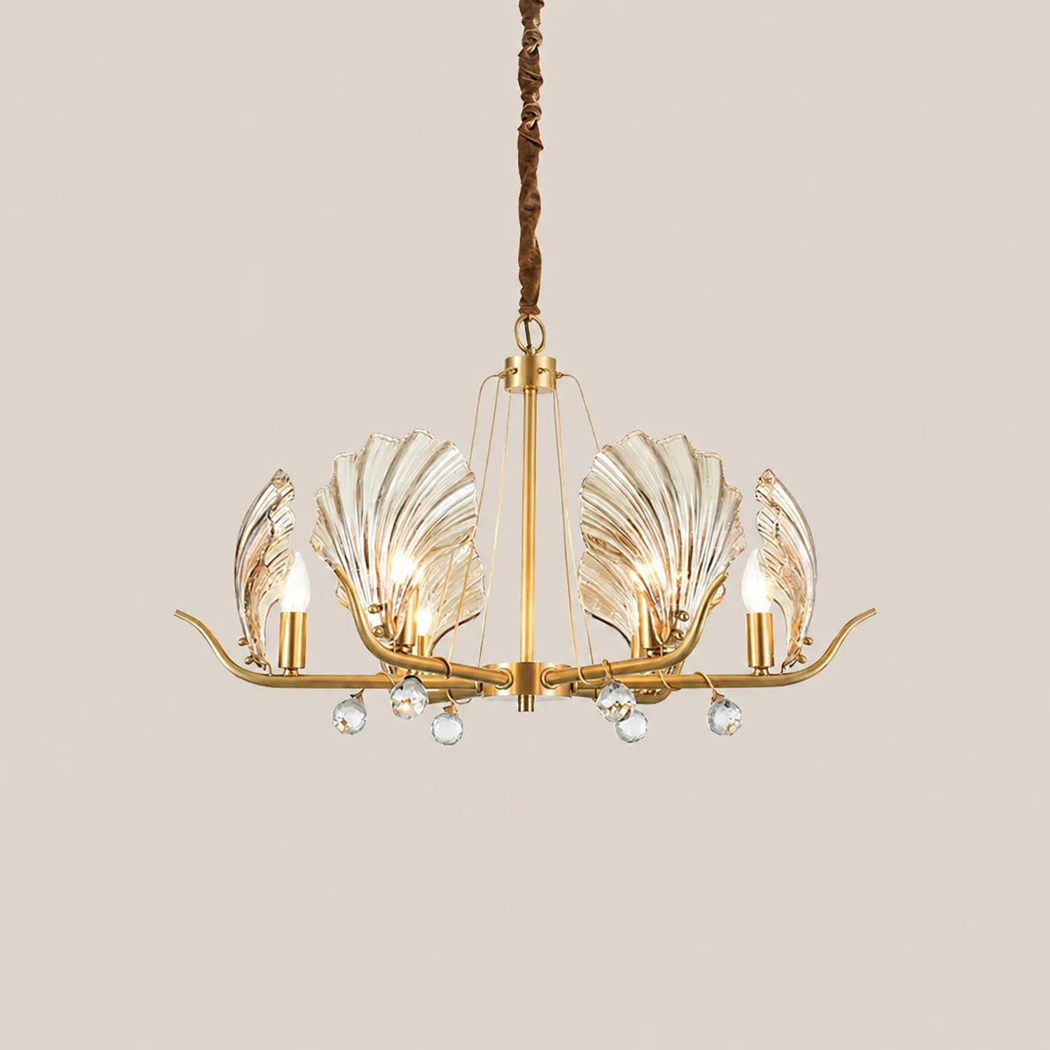 Shell Crystal Chandelier - Lumpaz