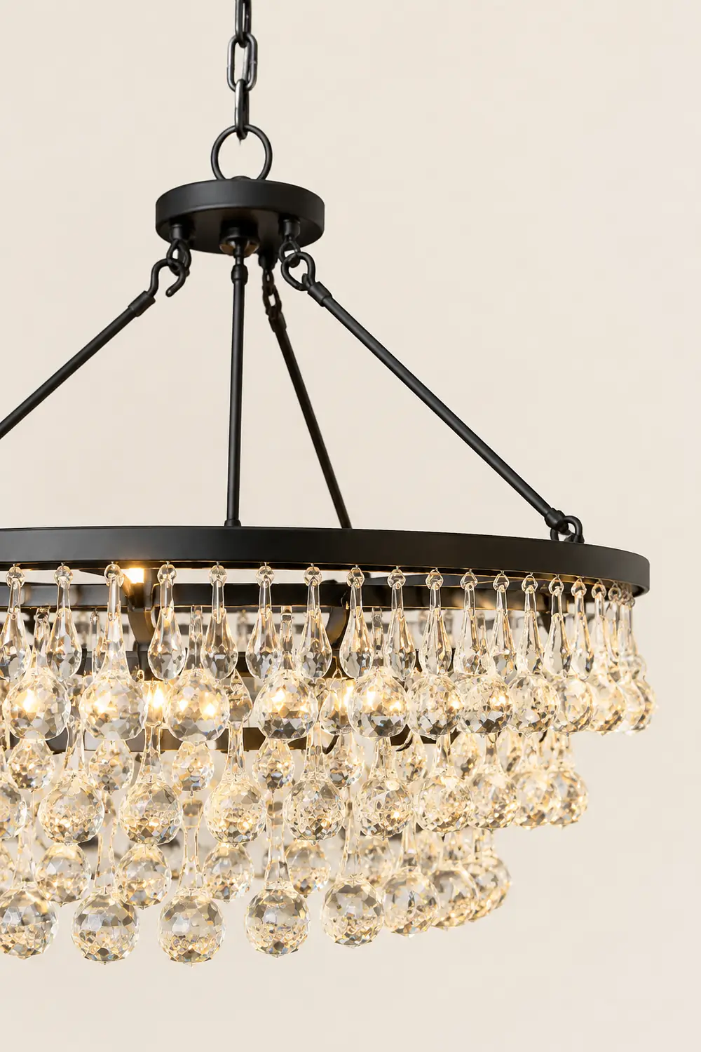 Unique Tiered Crystal Chandelier - Lumpaz