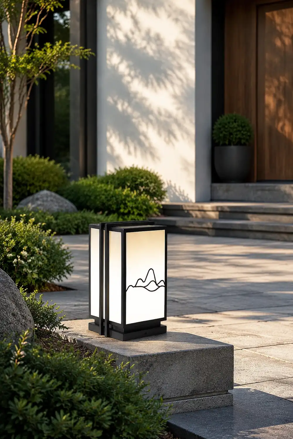 Mountain Outdoor Post Light - Lumpaz
