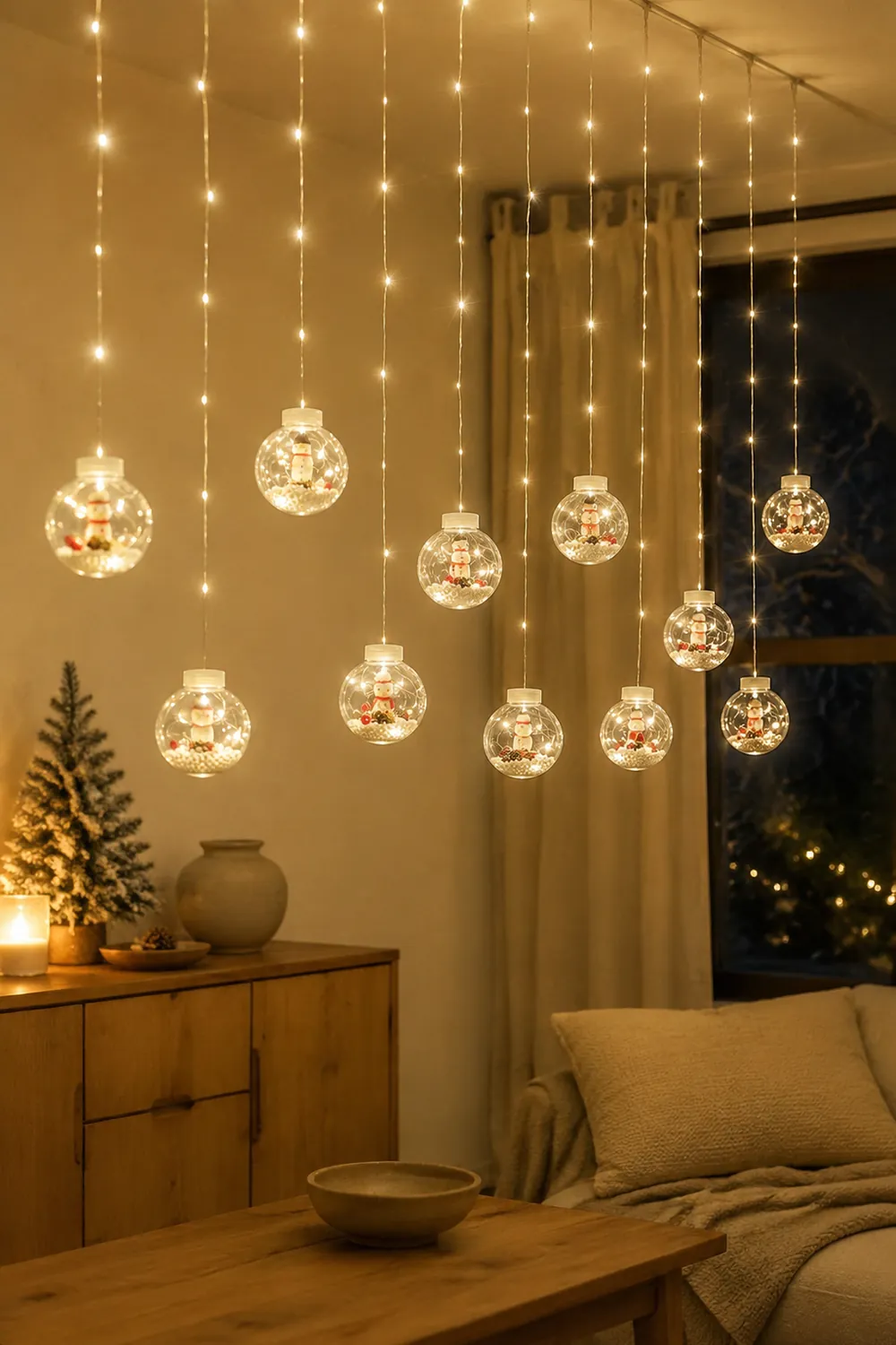 Christmas Ball String Lights - Lumpaz