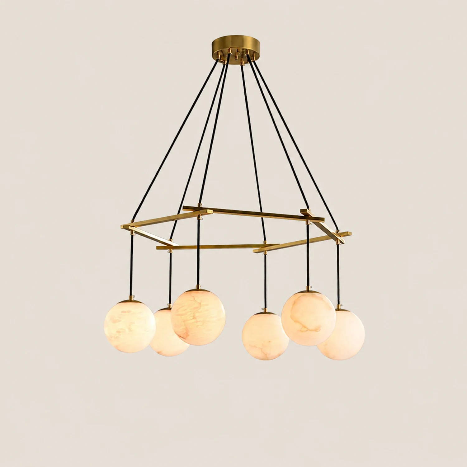 Miira Alabaster Chandelier - Lumpaz