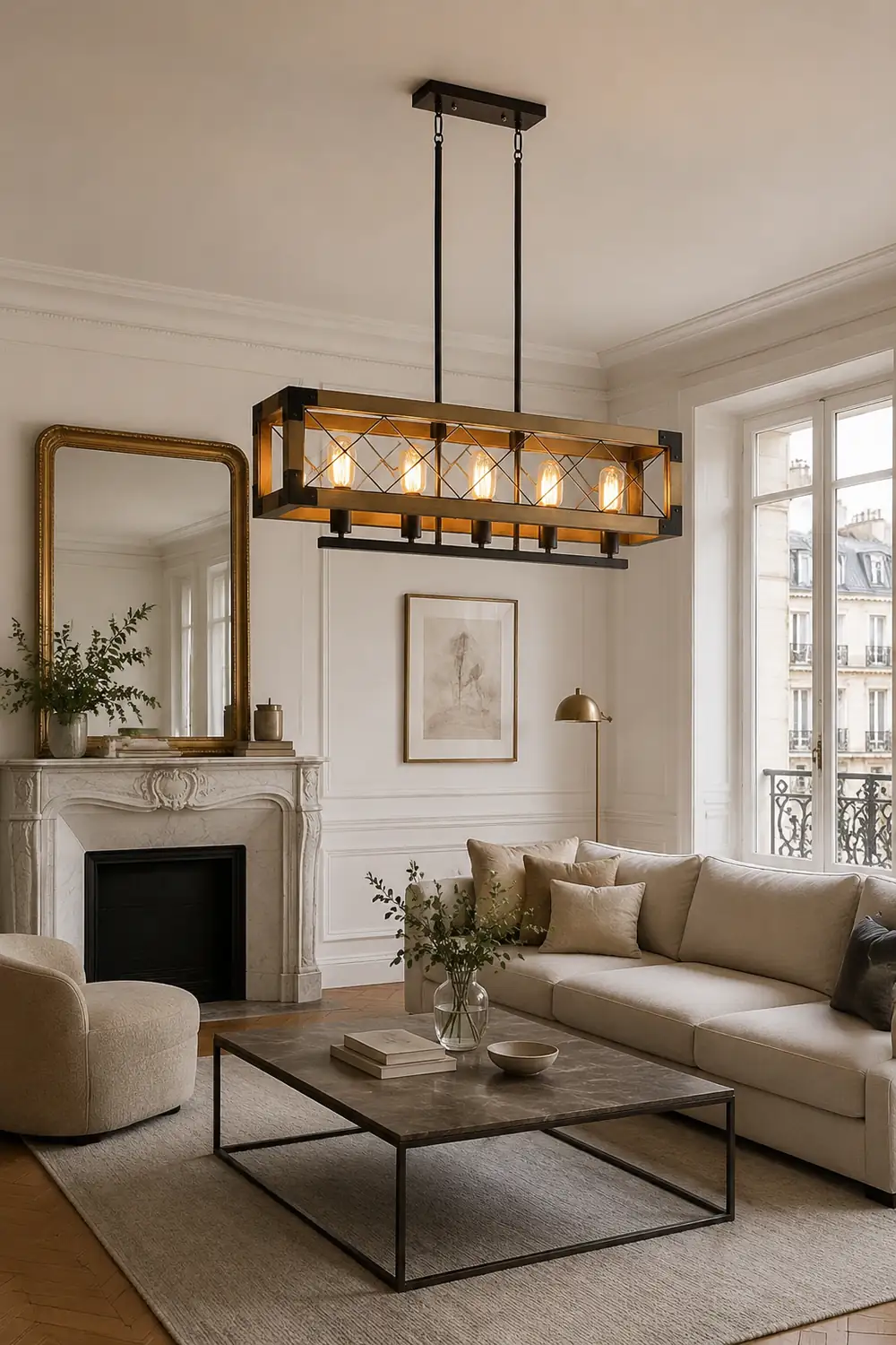Kitchen Island Rectangle Chandelier - Lumpaz