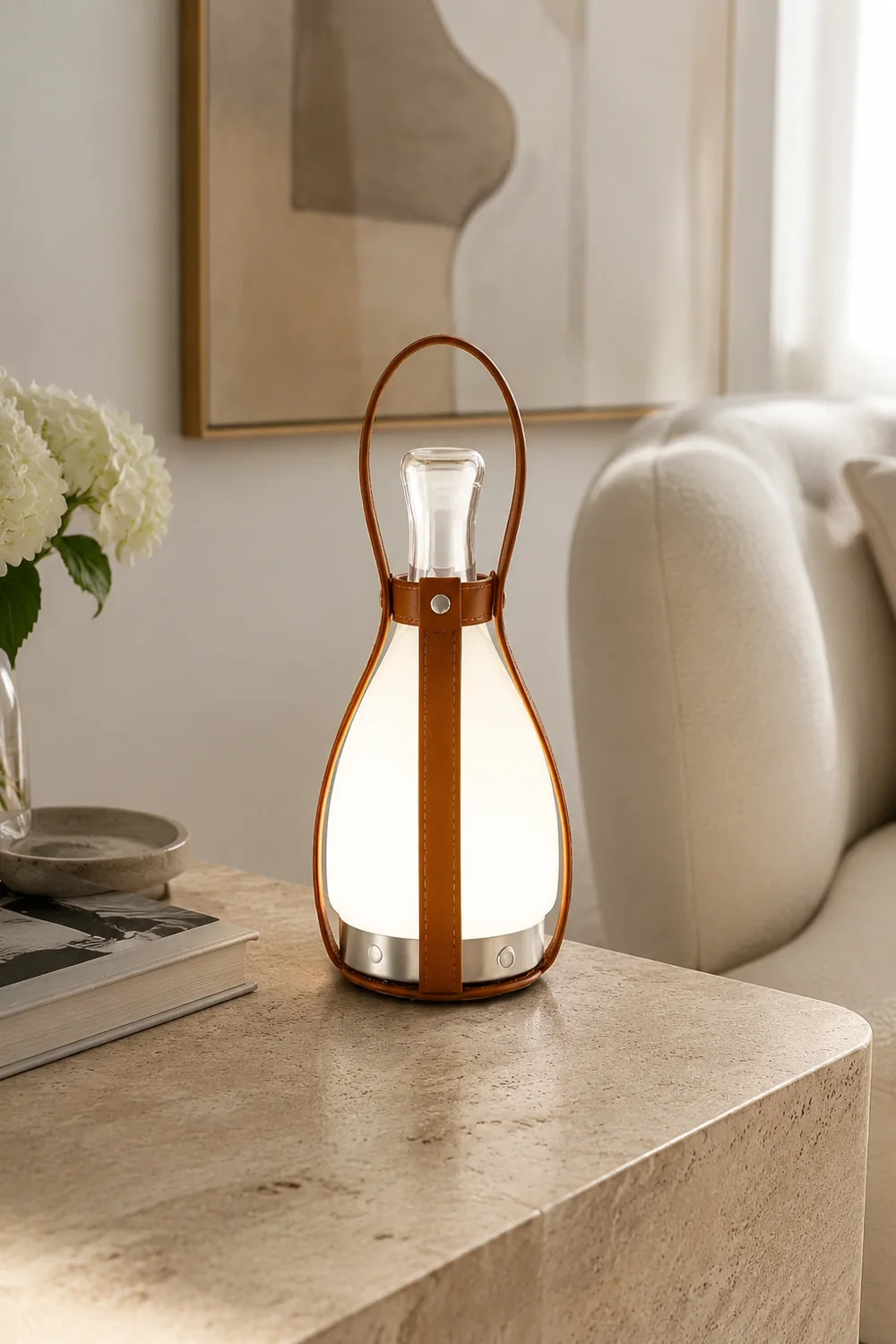 Bell Portable Built-in Battery Table Lamp - Lumpaz