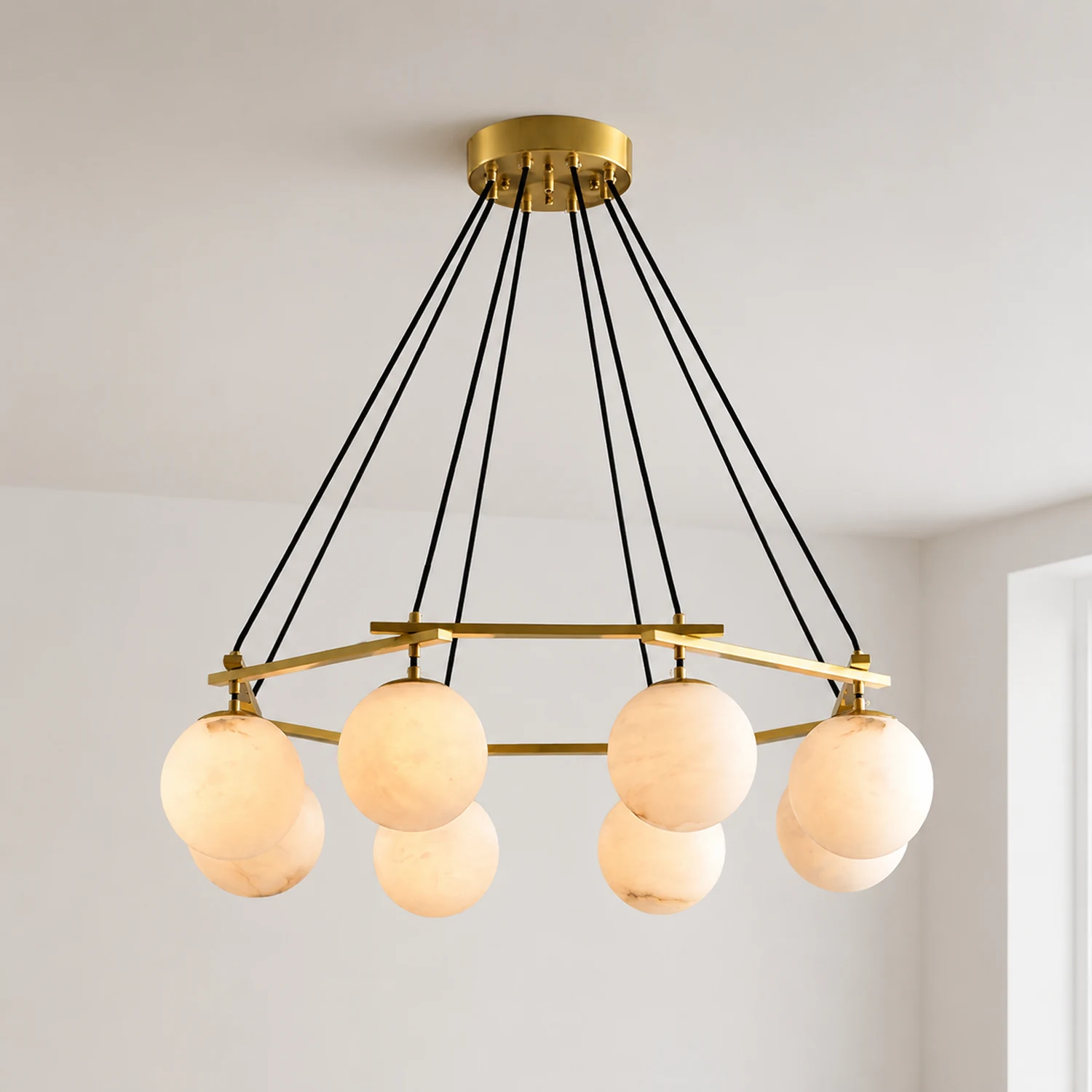 Miira Alabaster Chandelier - Lumpaz
