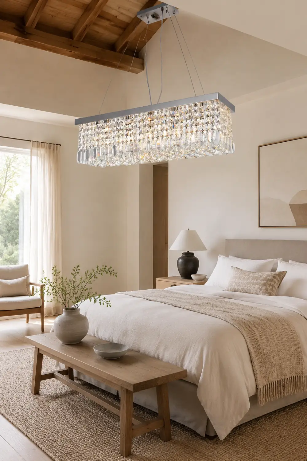 Crystal Raindrop Chandelier - Lumpaz