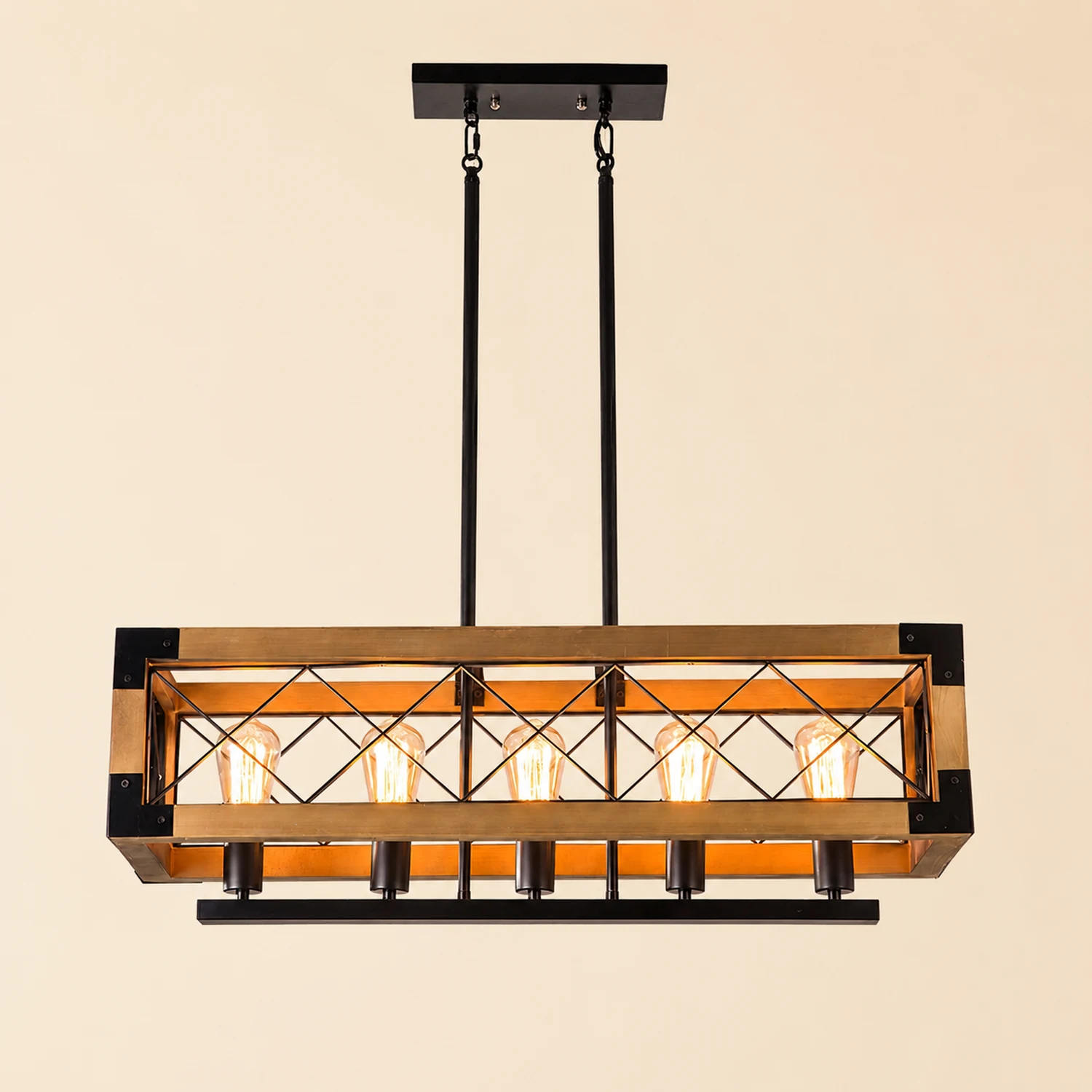 Kitchen Island Rectangle Chandelier - Lumpaz