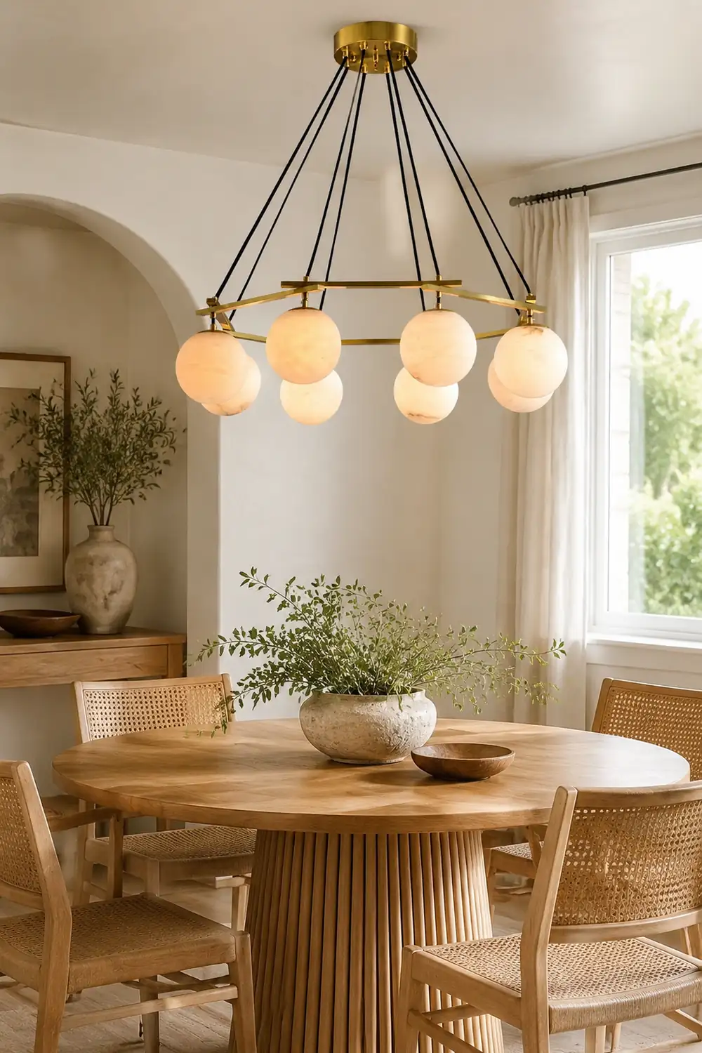 Miira Alabaster Chandelier - Lumpaz