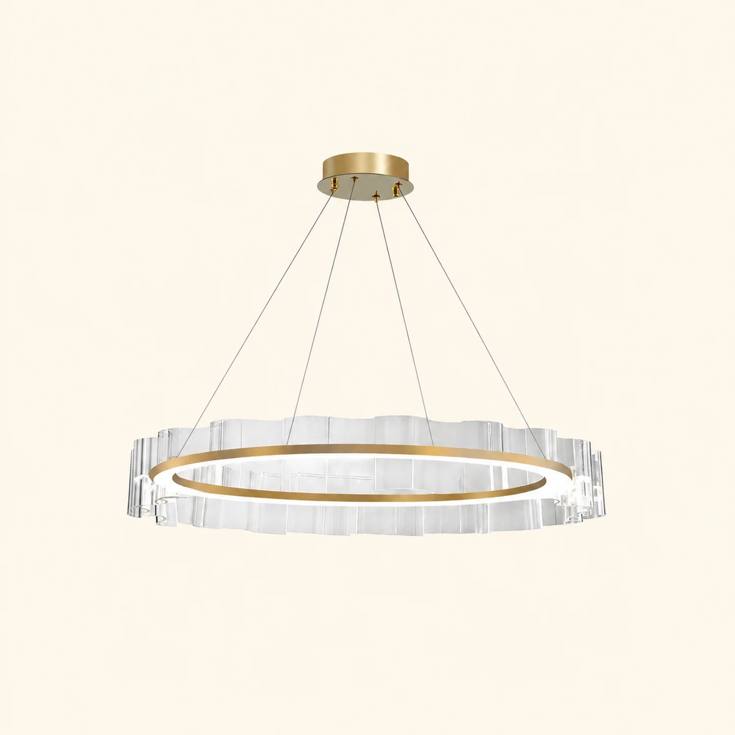 Water Wave Glass Chandelier - Lumpaz