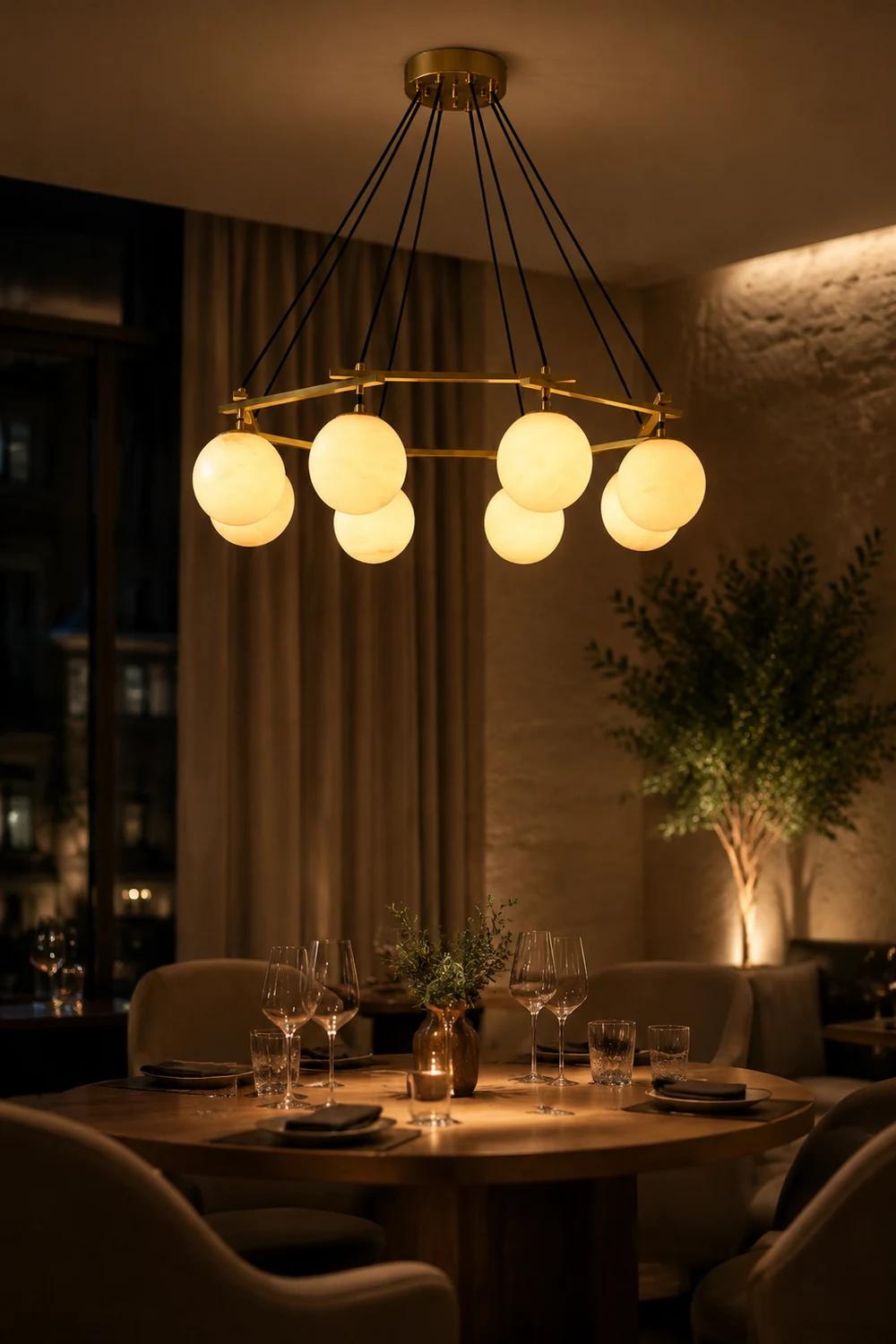Miira Alabaster Chandelier - Lumpaz