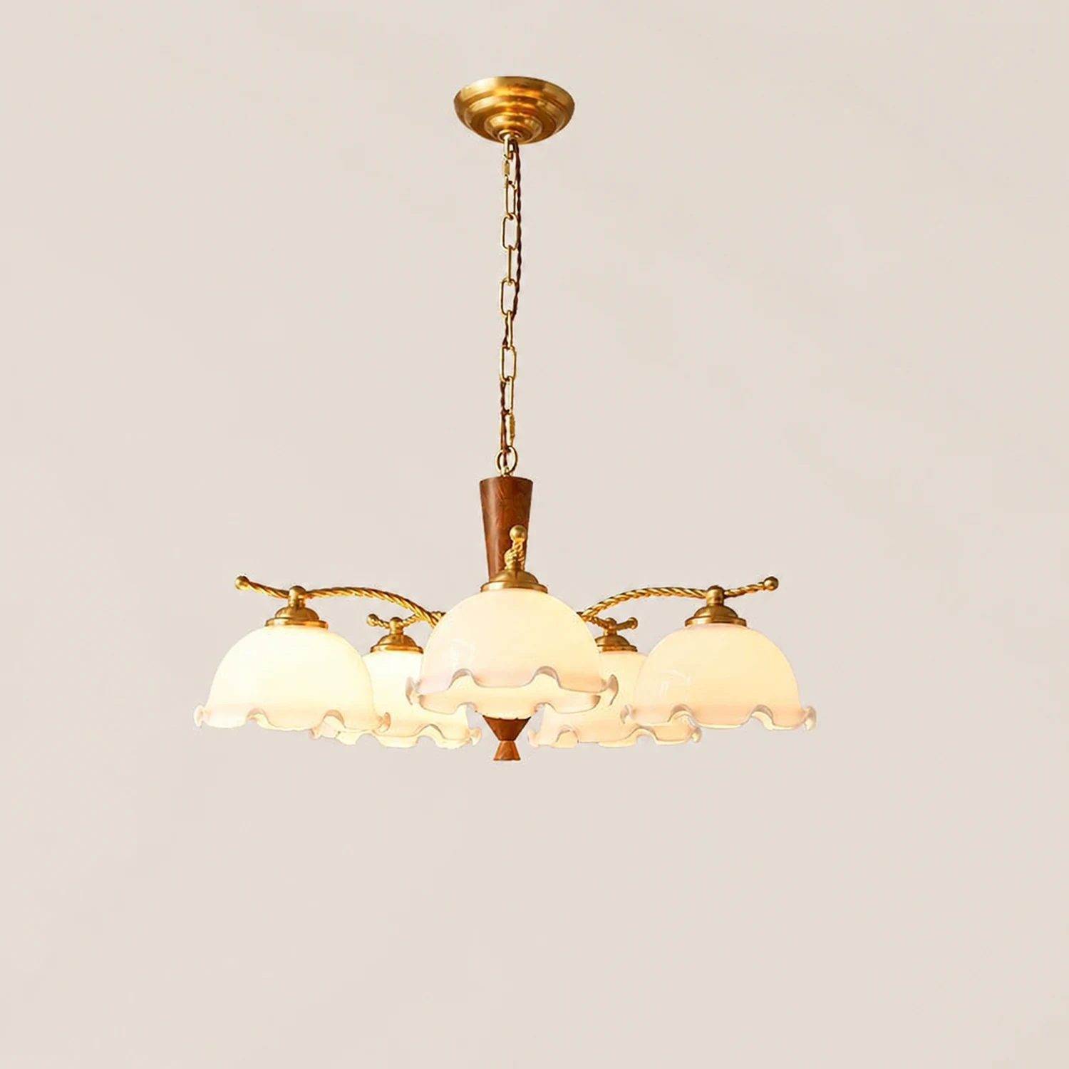 Milky Flower Chandelier - Lumpaz
