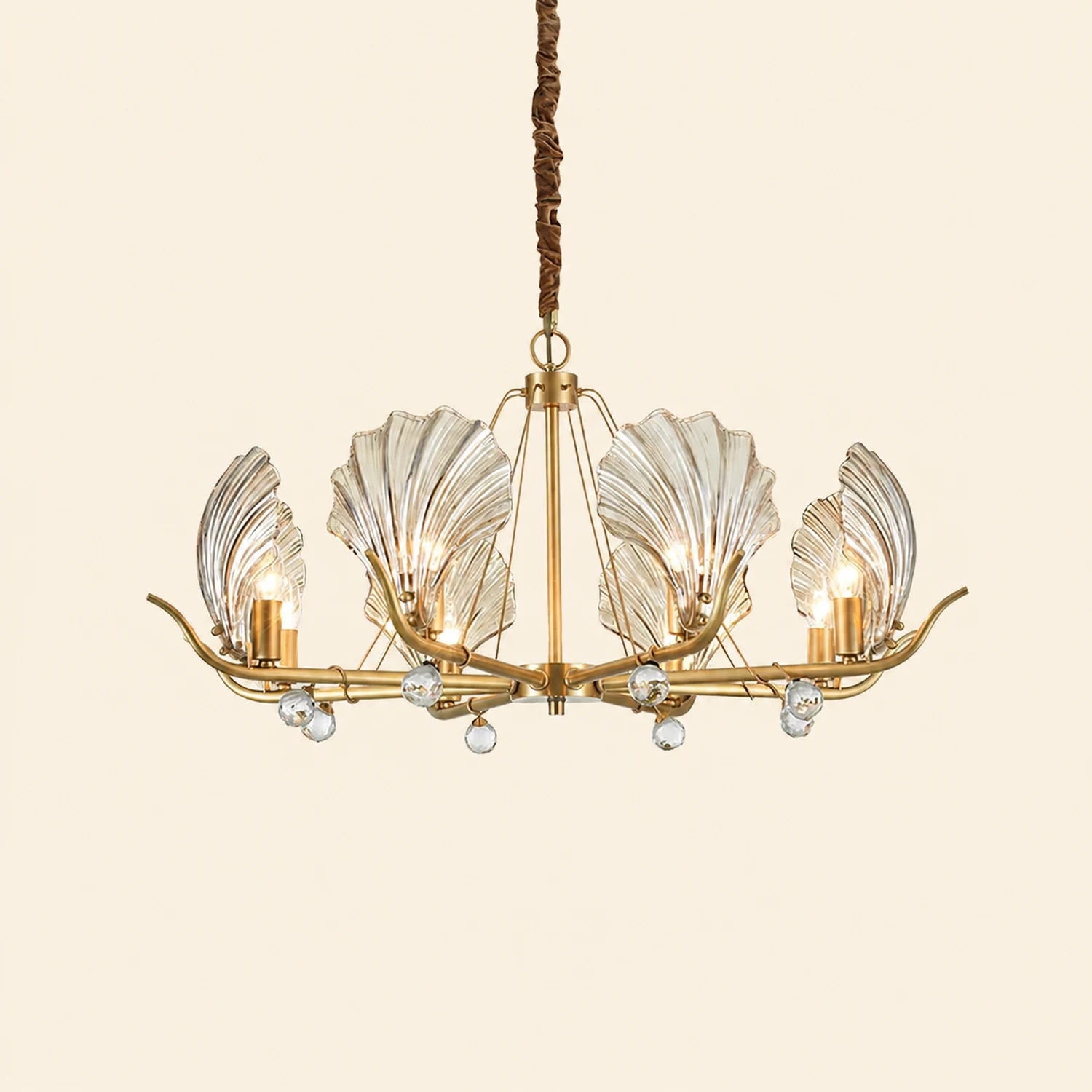 Shell Crystal Chandelier - Lumpaz