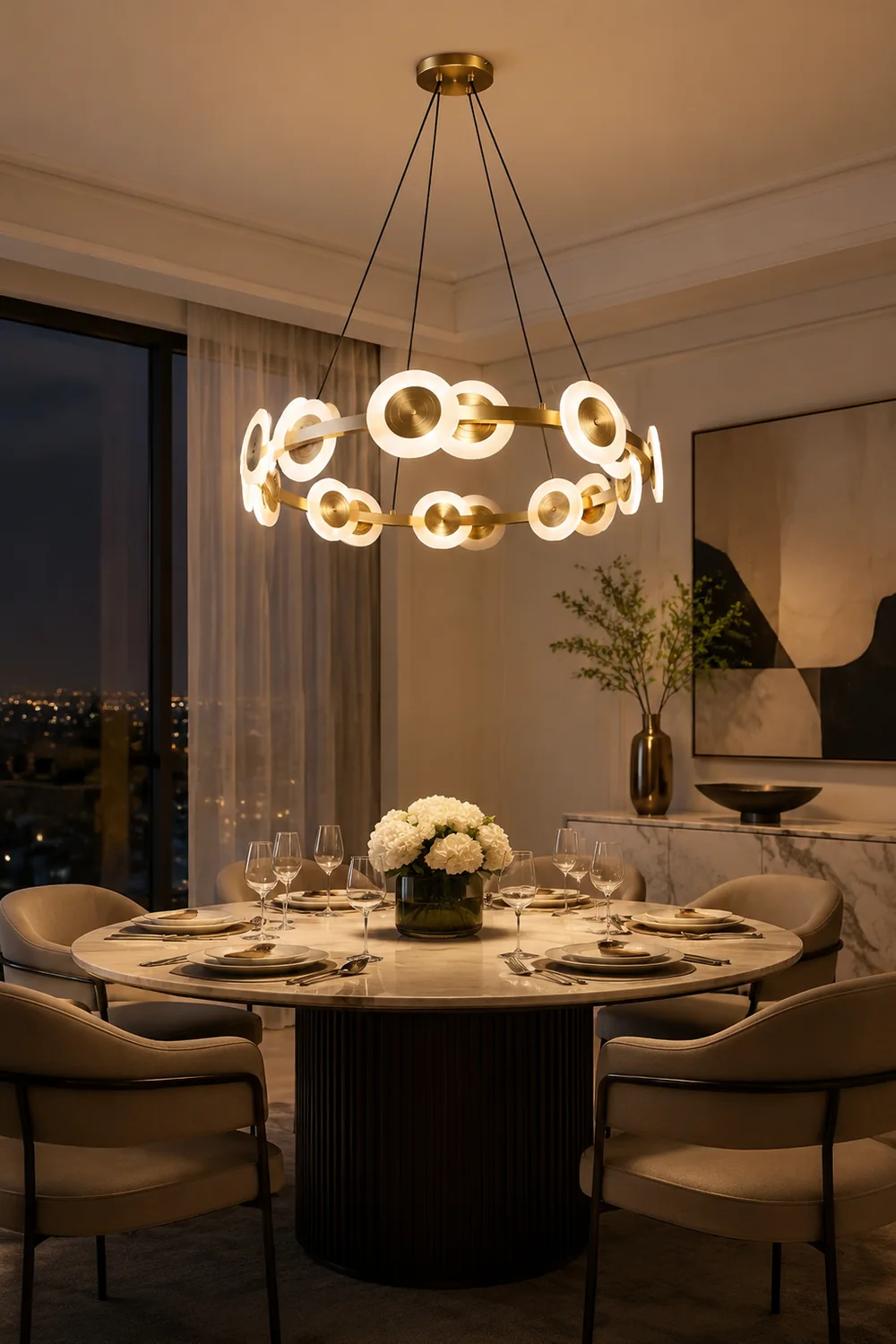 Samiya Nordic Chandelier - Lumpaz