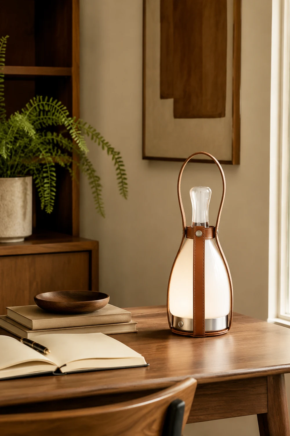 Bell Portable Built-in Battery Table Lamp - Lumpaz