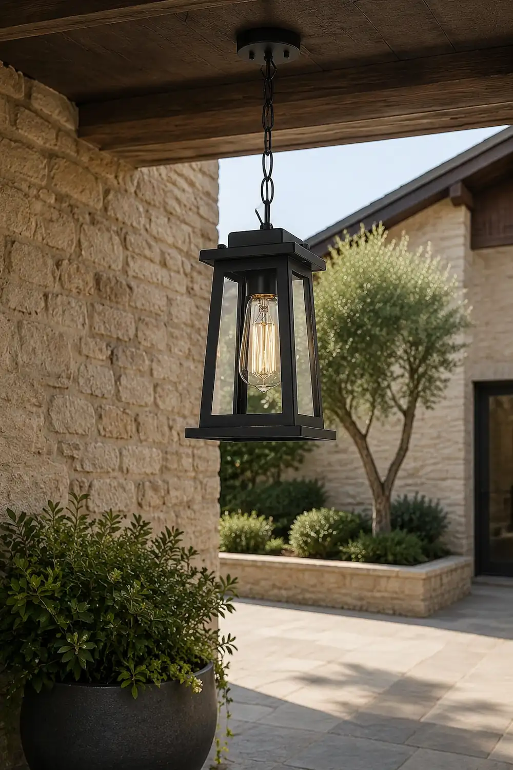 Outdoor Lantern Pendant Lamp - Lumpaz
