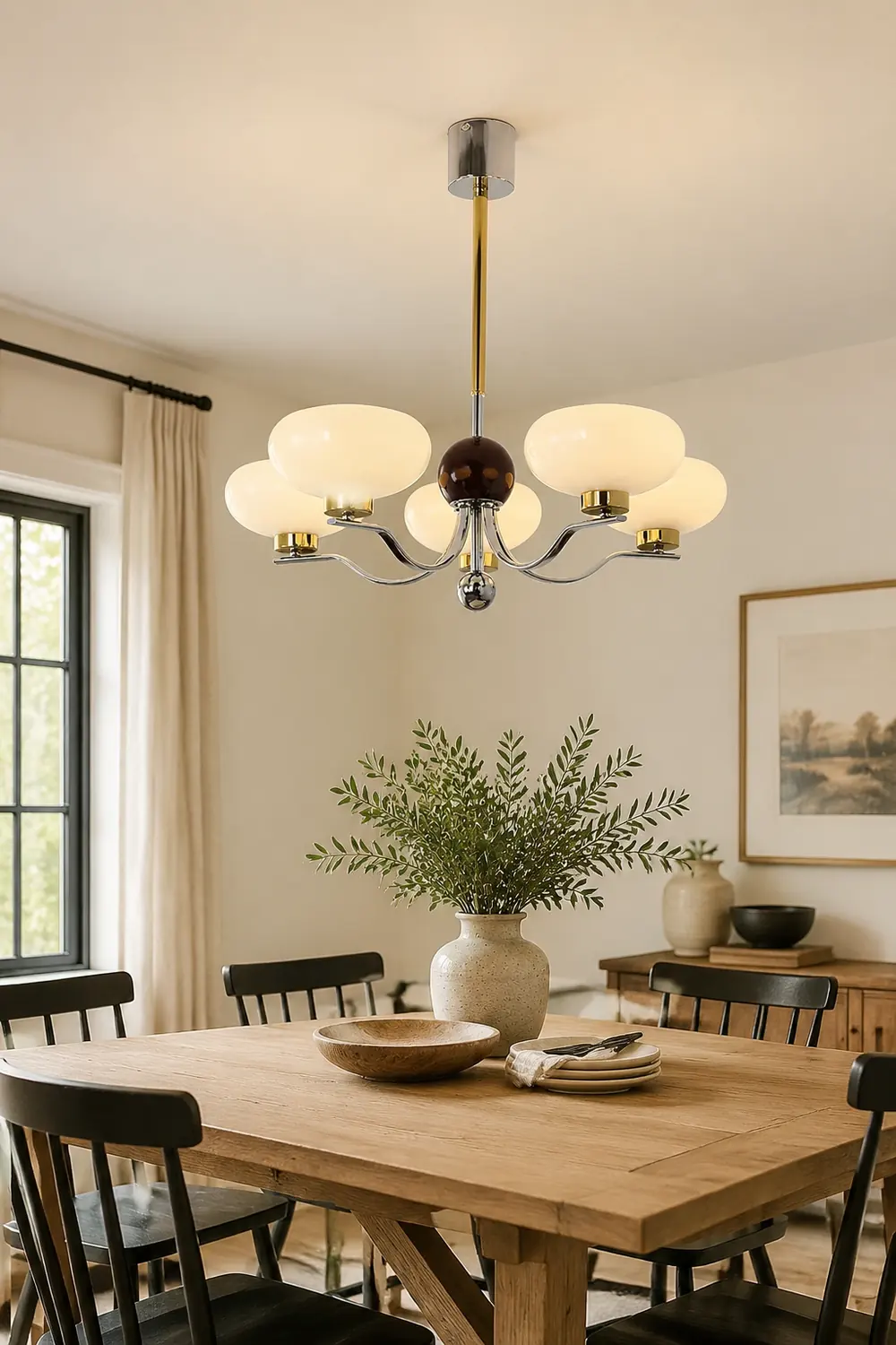 Medieval Glass Bowl Chandelier - Lumpaz