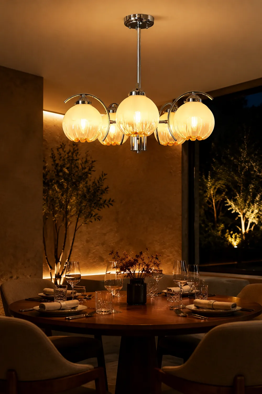 Litchford 5Lt Chandelier - Lumpaz