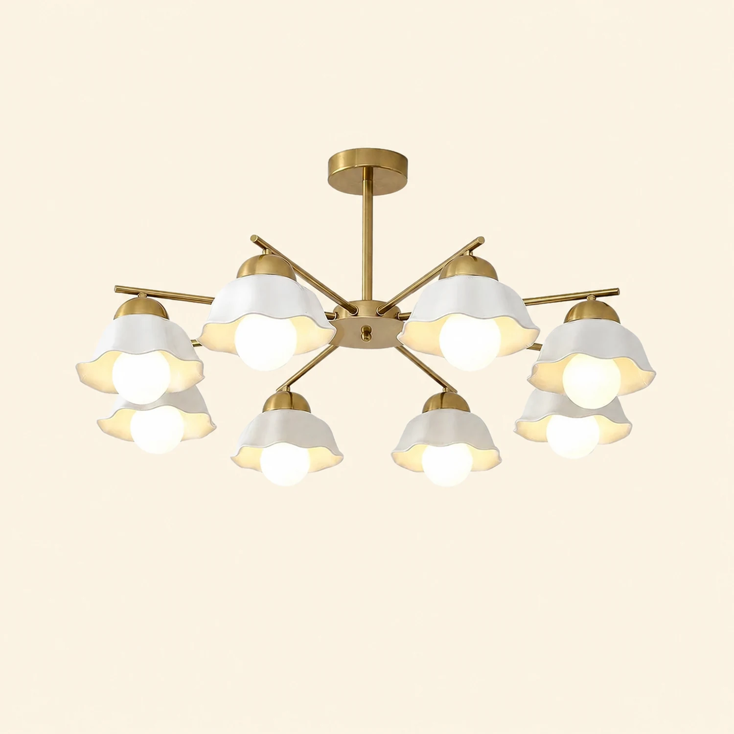 Flower Shade Chandelier - Lumpaz