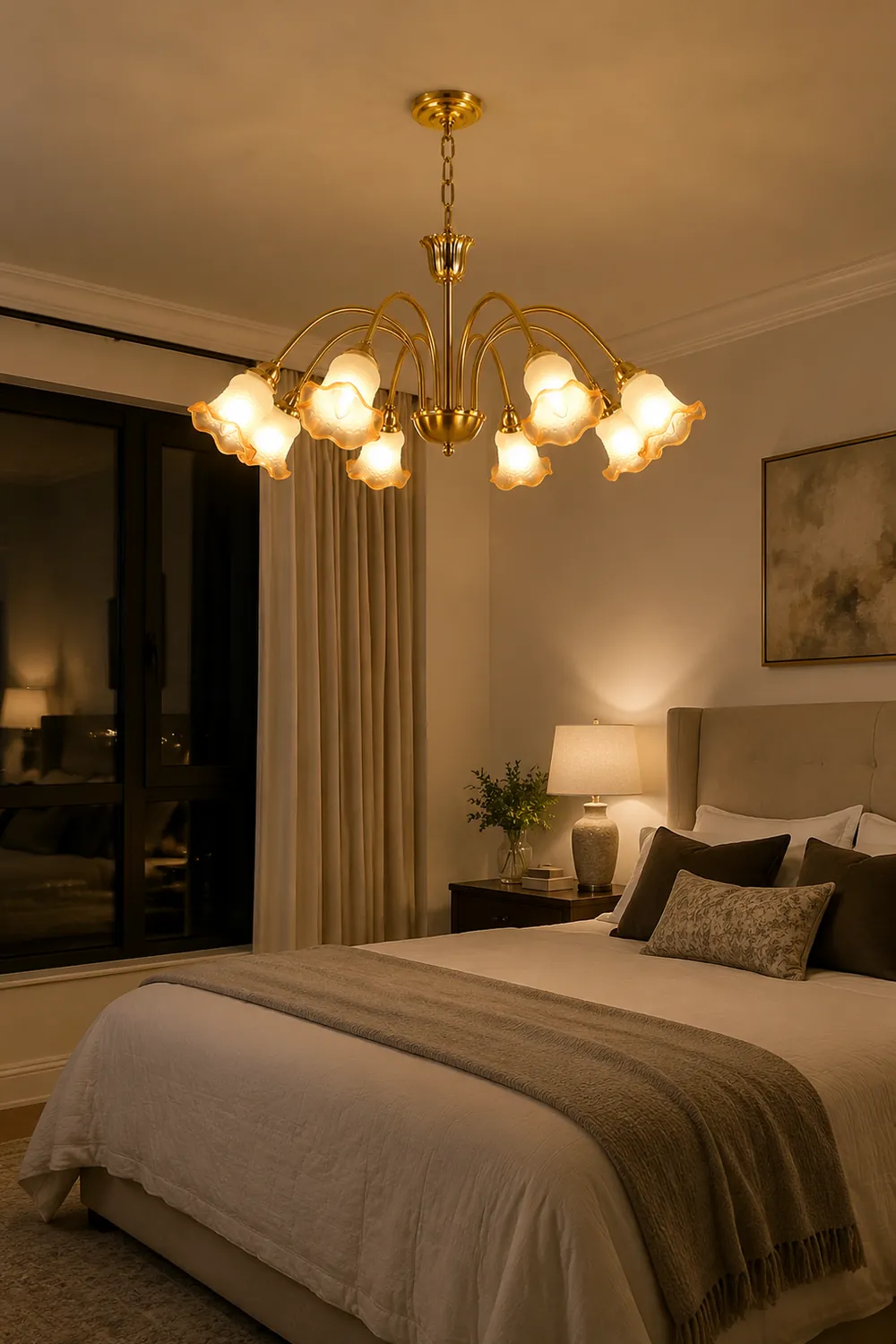 Morning Glory Chandelier - Lumpaz