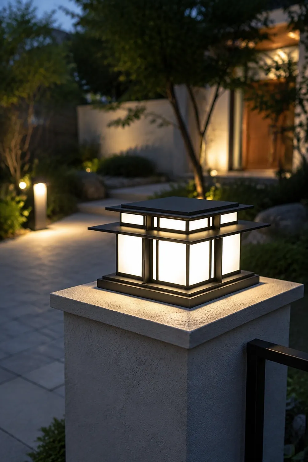 Boilyn Outdoor Pillar Light - Lumpaz