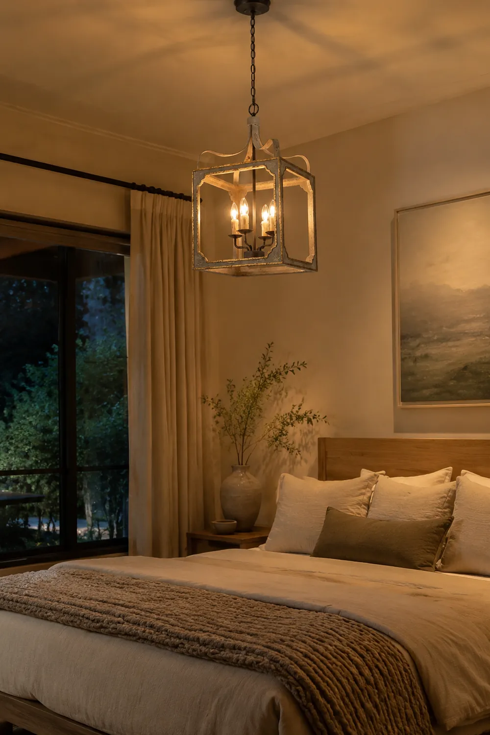Boho Rustic Cube Chandelier - Lumpaz
