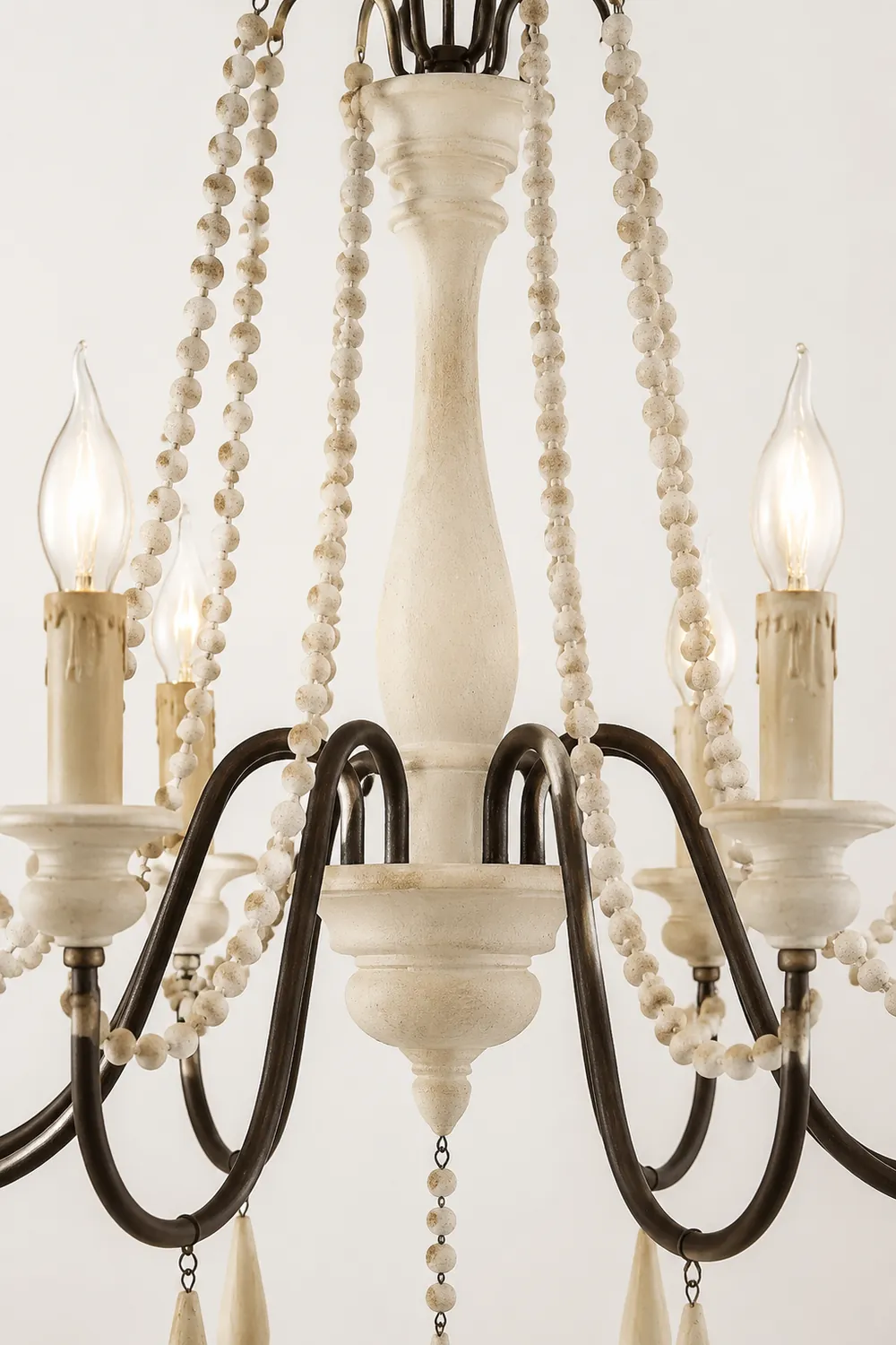 Candle Style Beaded Chandelier - Lumpaz