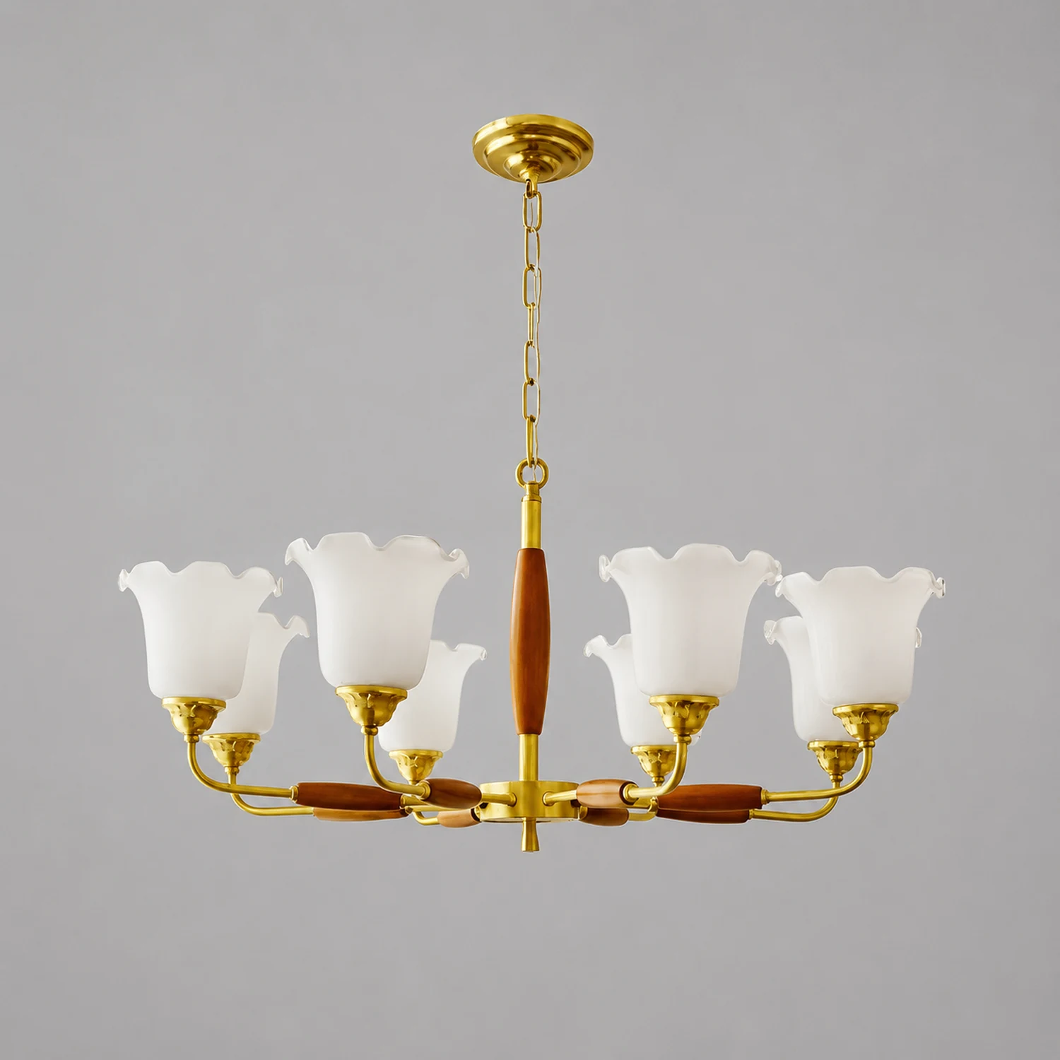 Trumpet Flower Glass Chandelier - Lumpaz