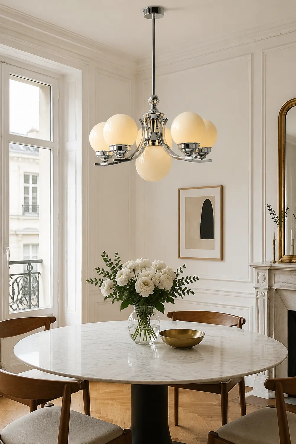 Dewdrop Globe Chandelier - Lumpaz