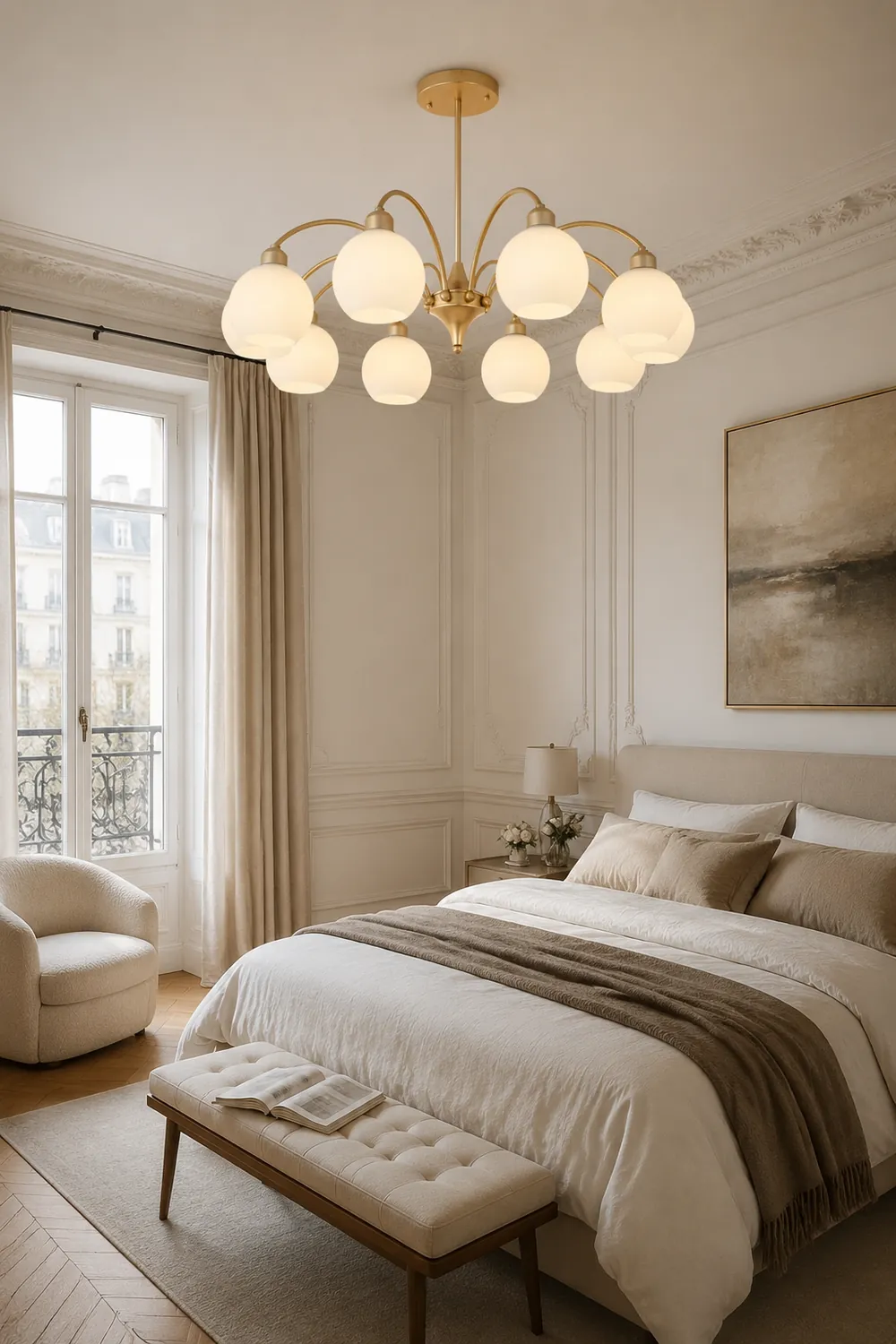 Sculptural Glass Chandelier - Lumpaz