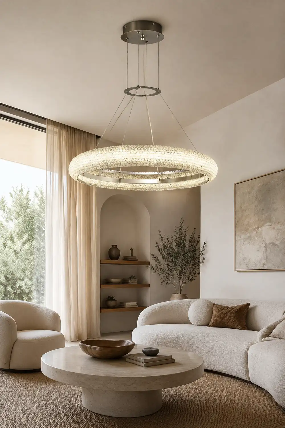 Asscher Ring Chandelier - Lumpaz