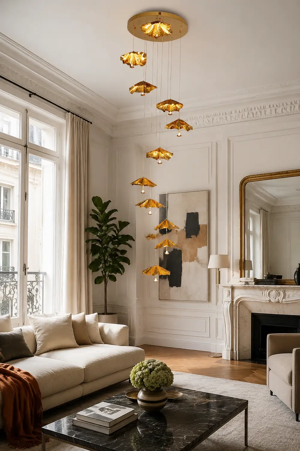 Livra Leaf Chandelier - Lumpaz
