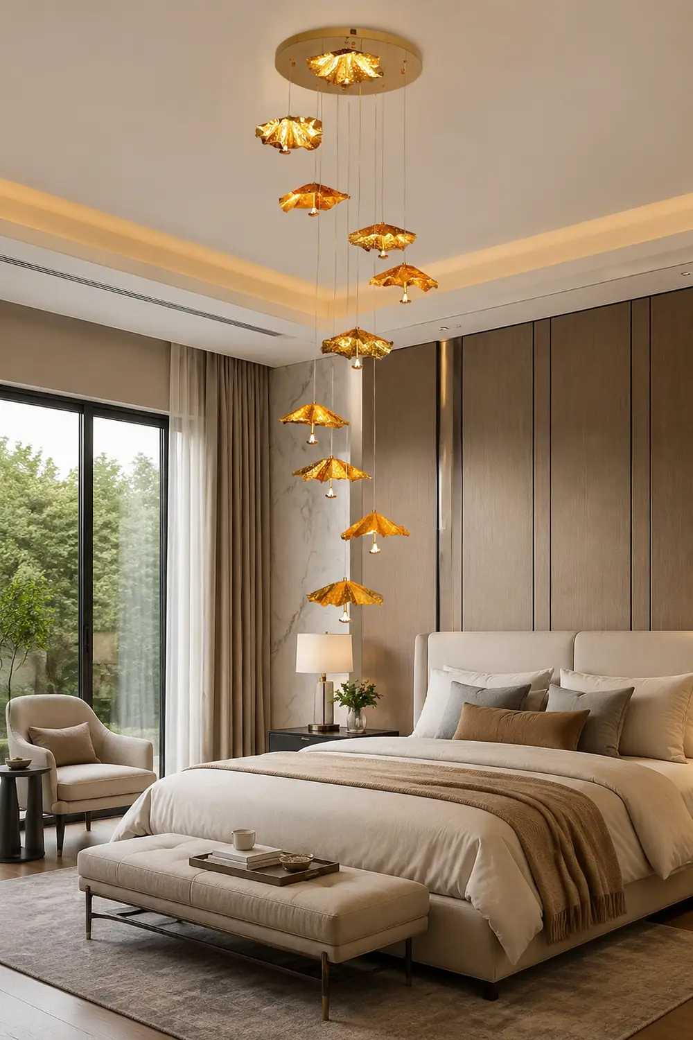 Livra Leaf Chandelier - Lumpaz