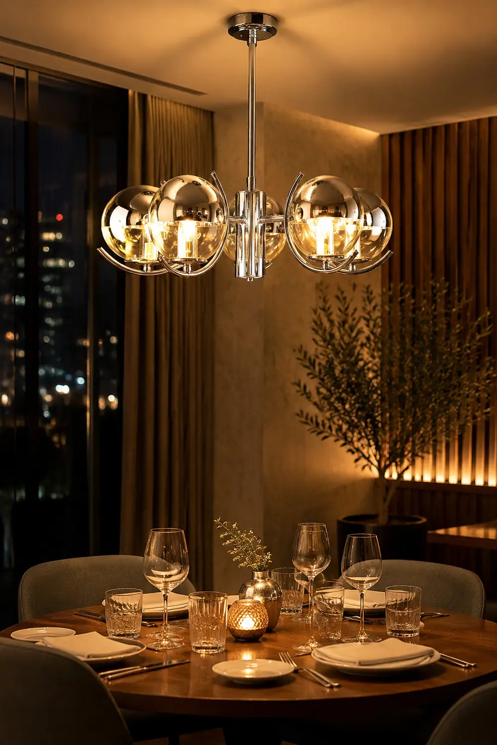 Space Ball Chandelier - Lumpaz