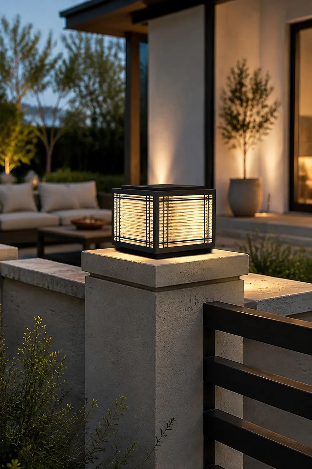 Deck Solar Outdoor Post Light - Lumpaz