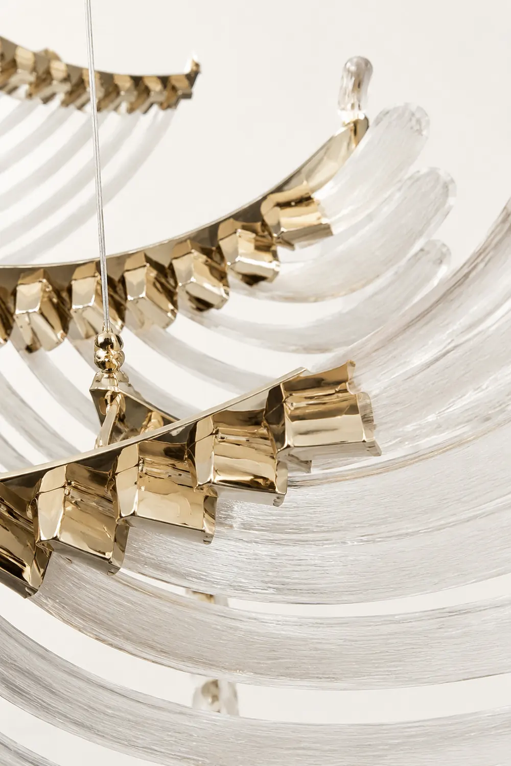 Tiered Palmette Chandelier - Lumpaz