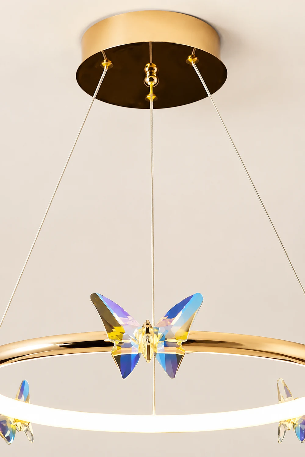 Blue Butterfly Chandelier - Lumpaz