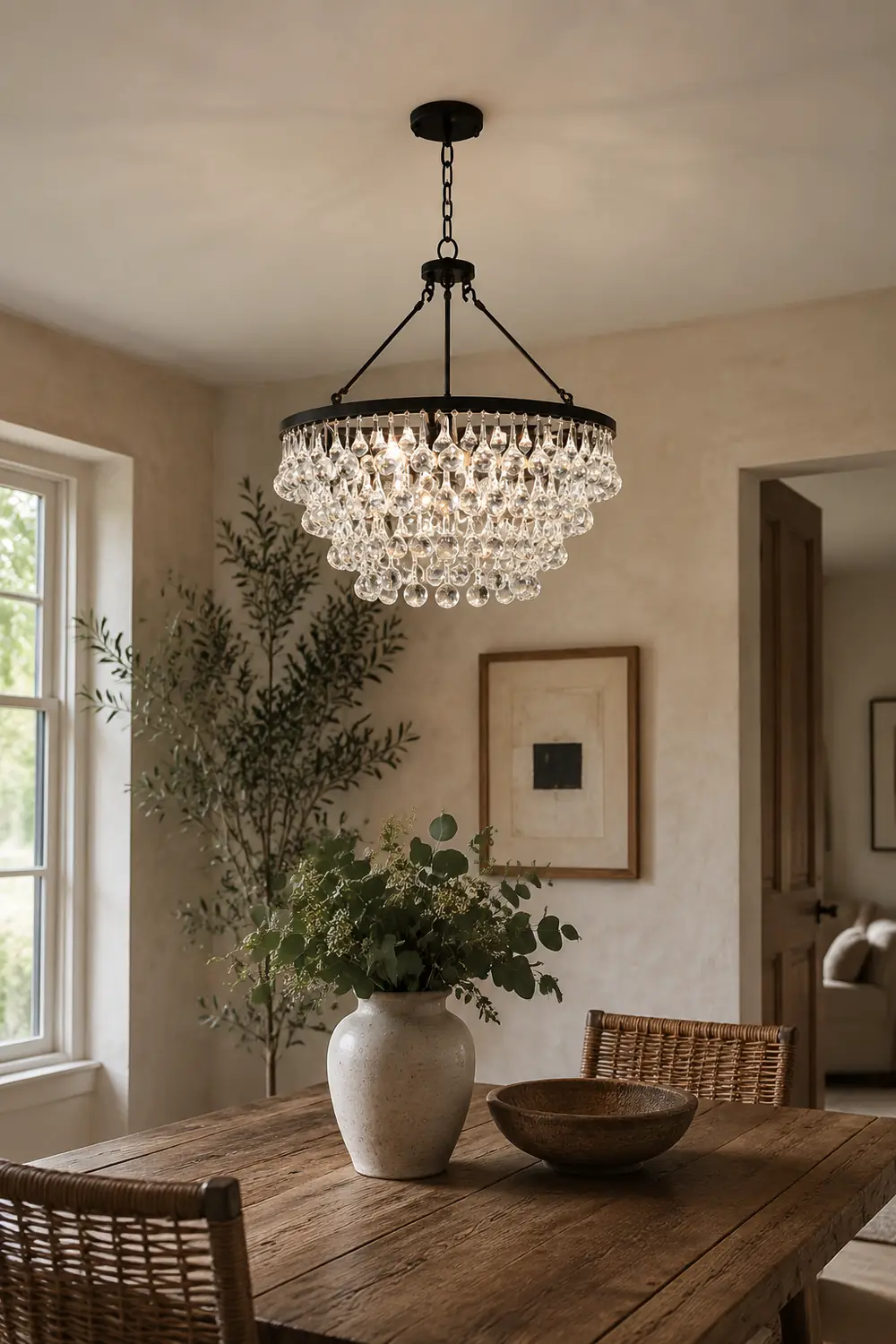 Unique Tiered Crystal Chandelier - Lumpaz