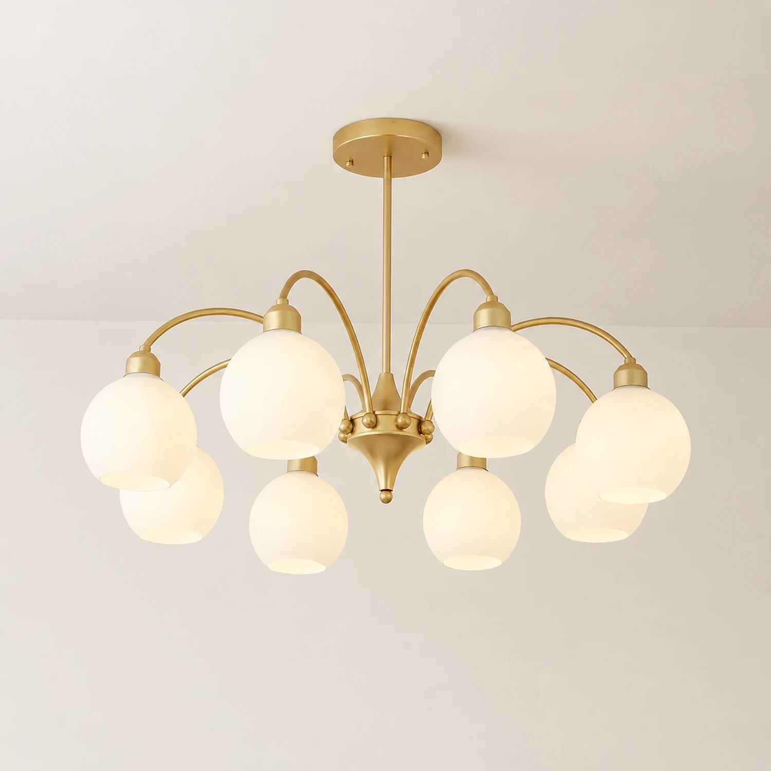 Sculptural Glass Chandelier - Lumpaz