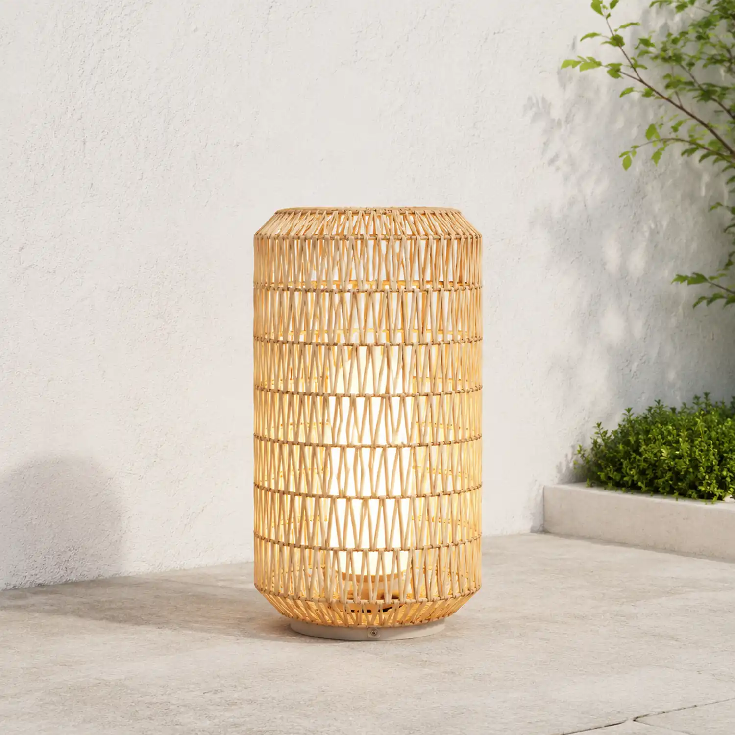 Woven Rattan Outdoor Lamp - Lumpaz