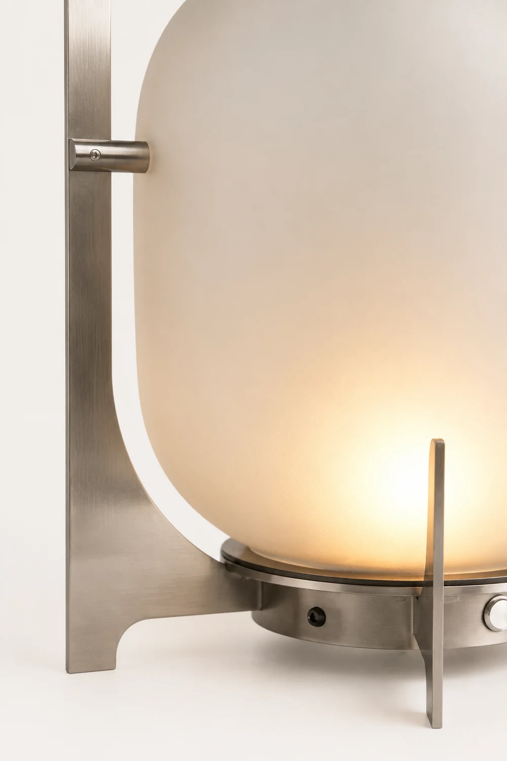 Silver Twilight Lantern Table Light - Lumpaz