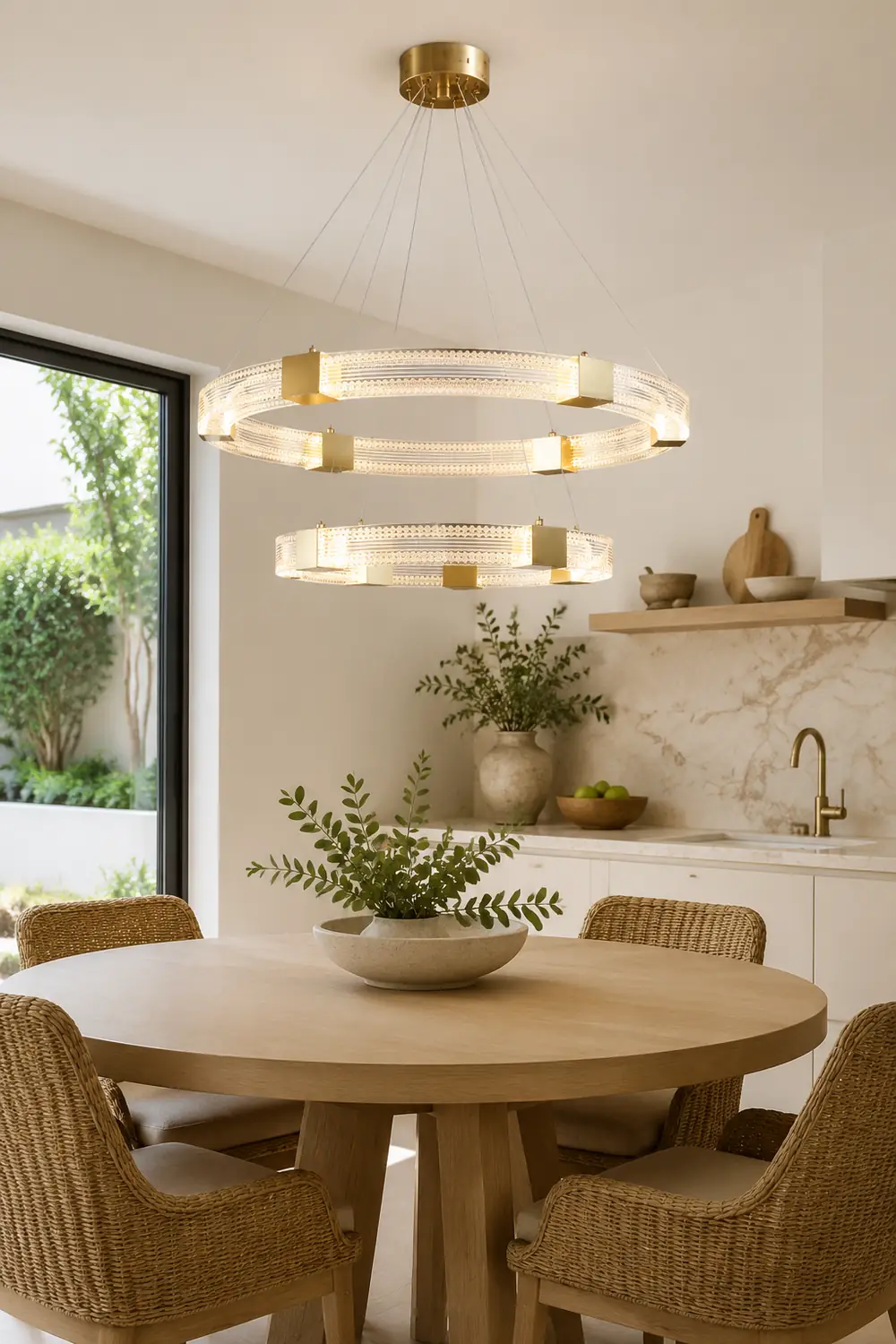 Parallel Ring LED Chandelier - Lumpaz