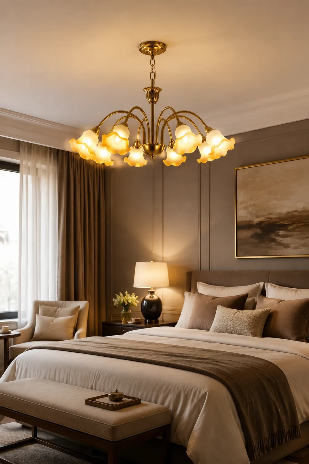 Morning Glory Chandelier - Lumpaz