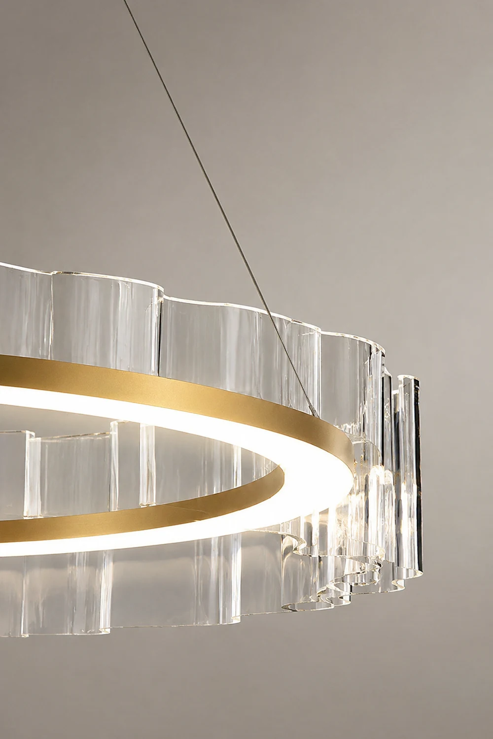 Water Wave Glass Chandelier - Lumpaz