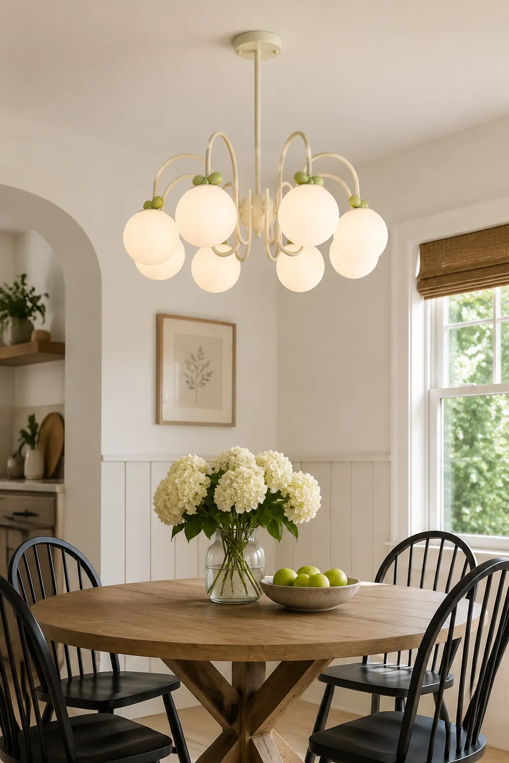 Cream Cherry Chandelier - Lumpaz
