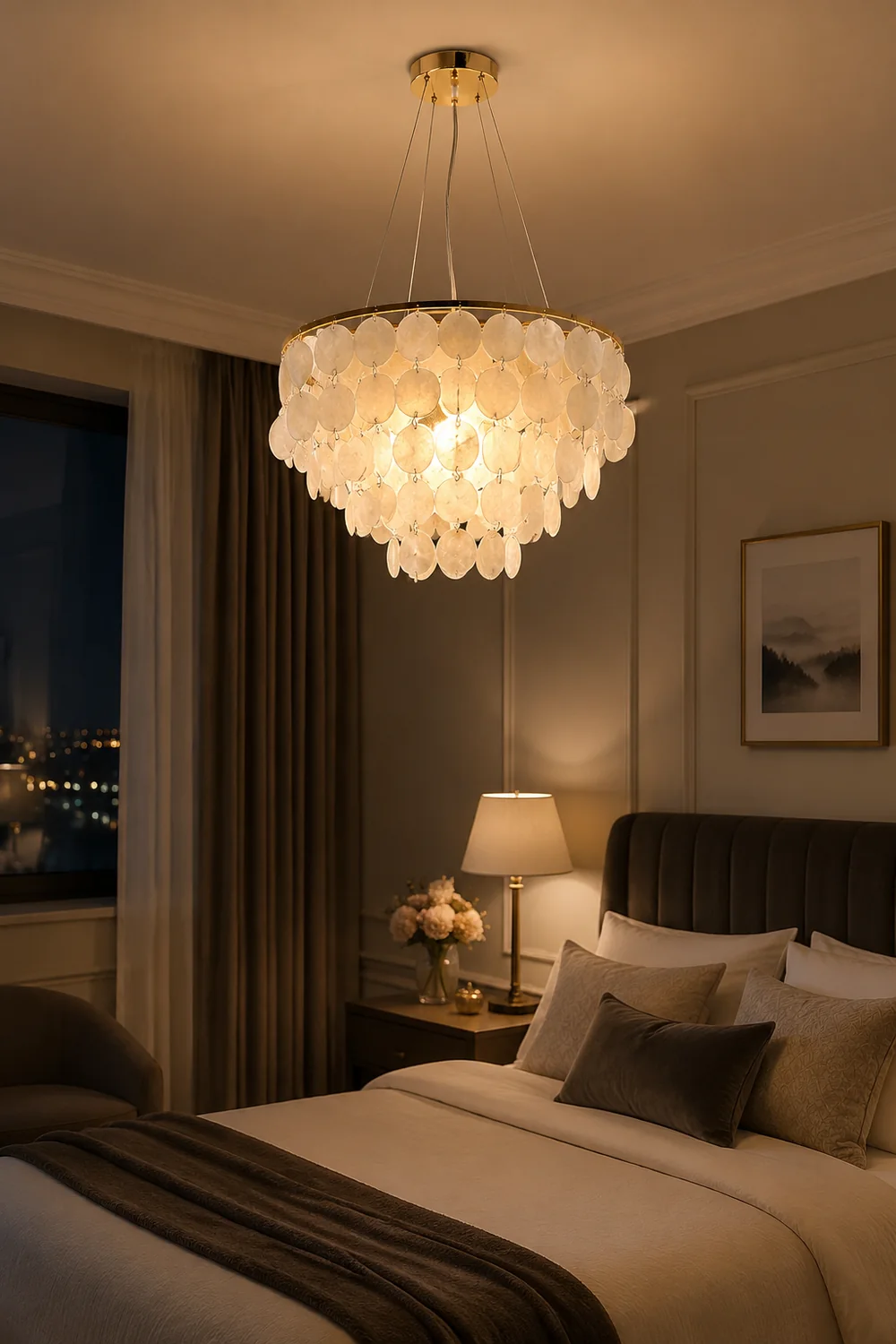 Shell Wind Chime Chandelier - Lumpaz