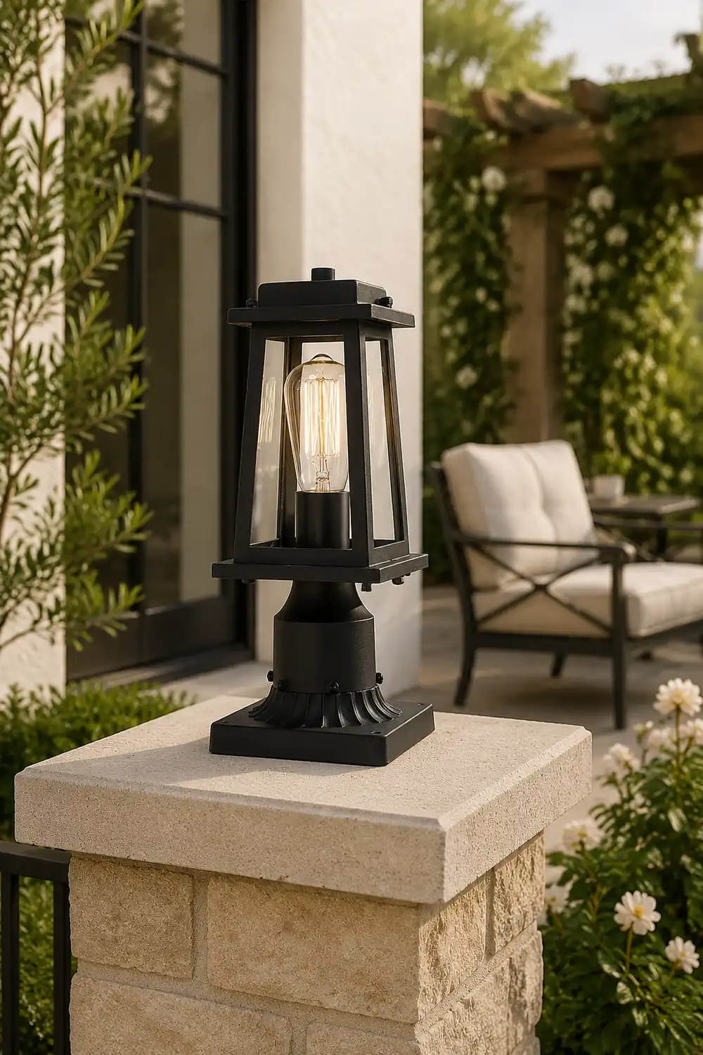 Outdoor Lantern Post Lights - Lumpaz