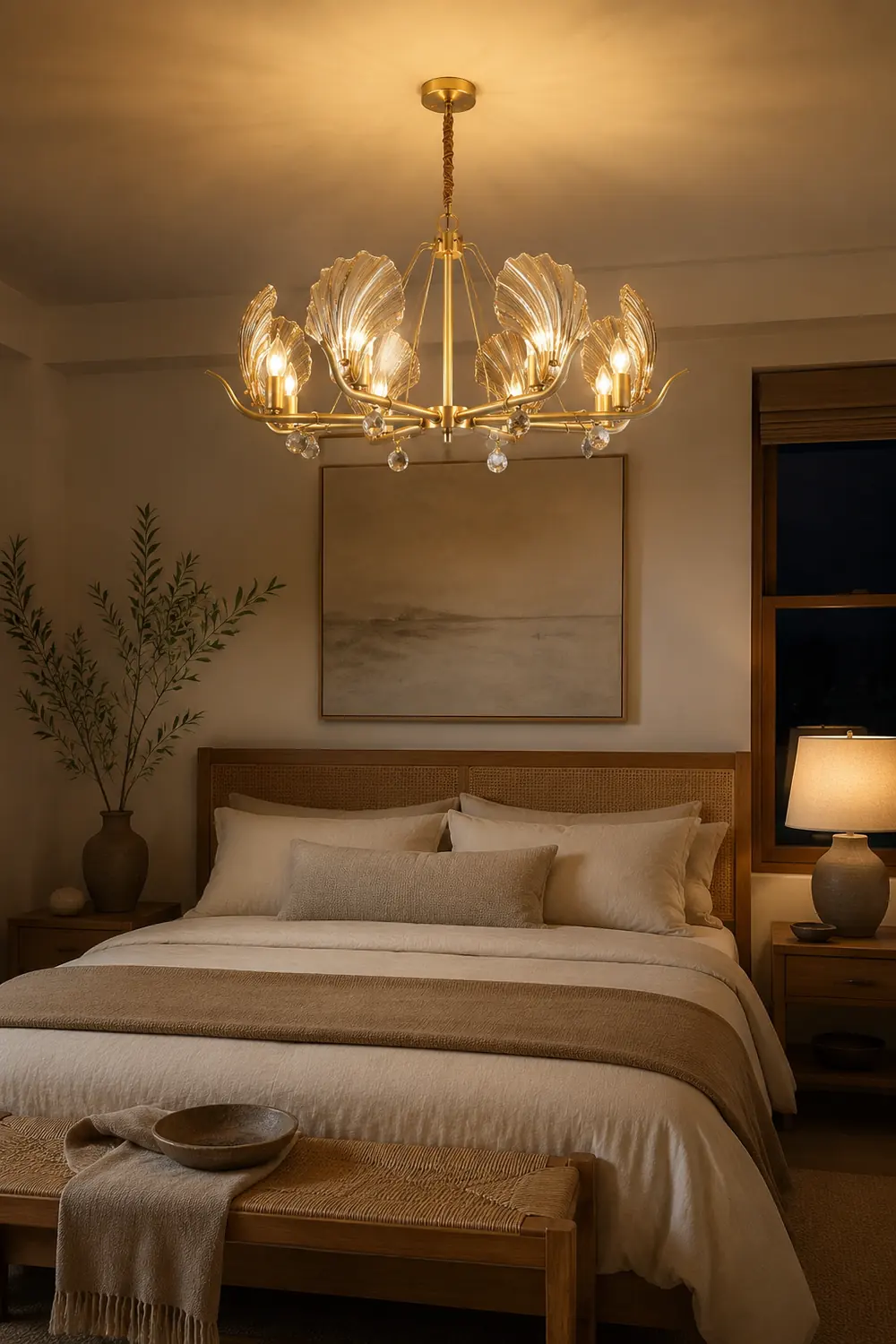 Shell Crystal Chandelier - Lumpaz