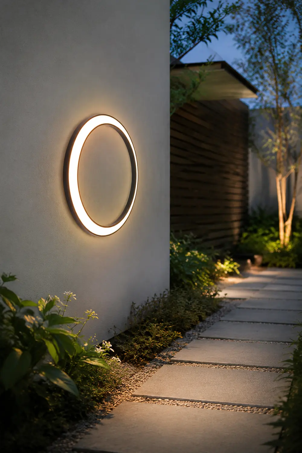 Moon Outdoor Wall Lamp - Lumpaz