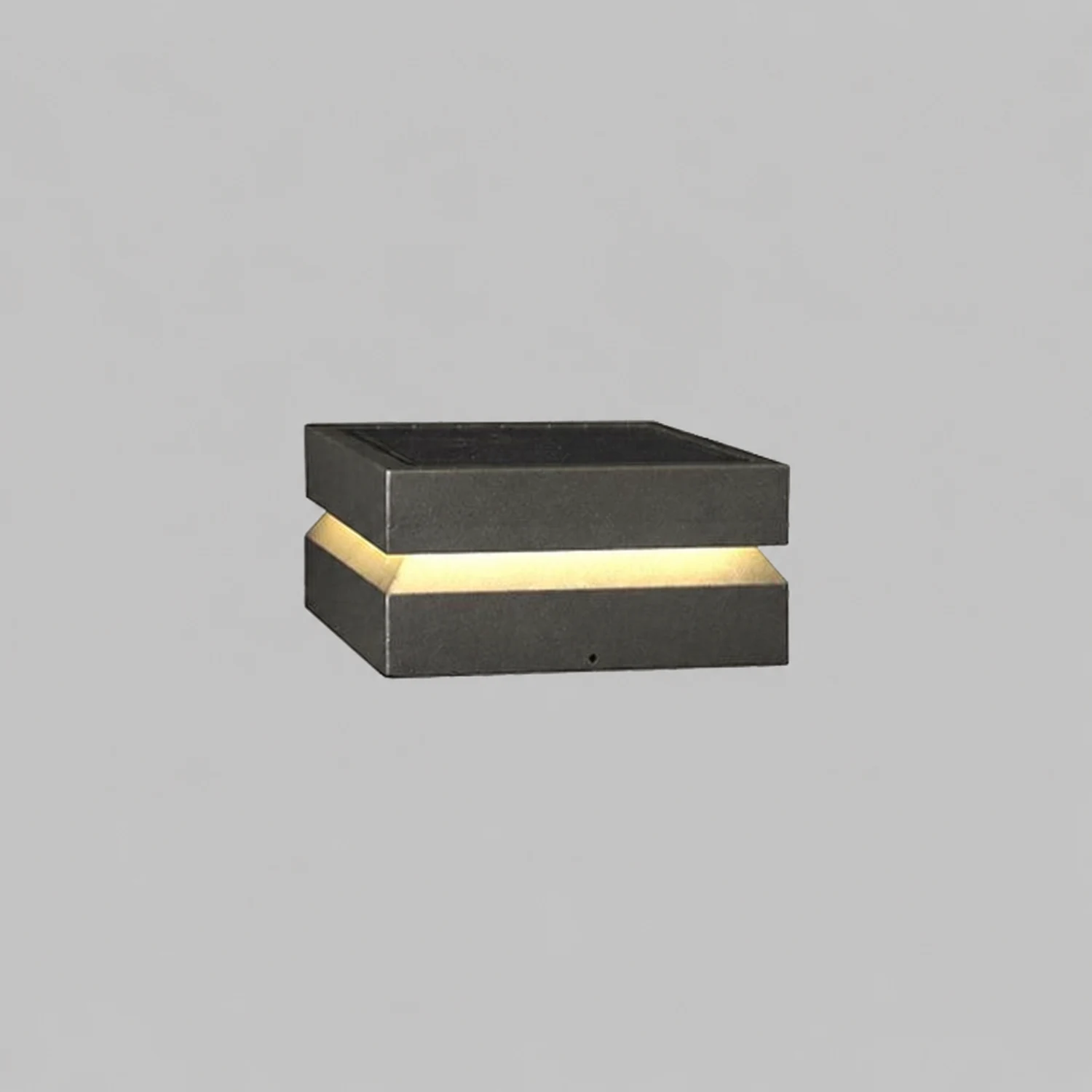 Solar Power Square Post Light - Lumpaz