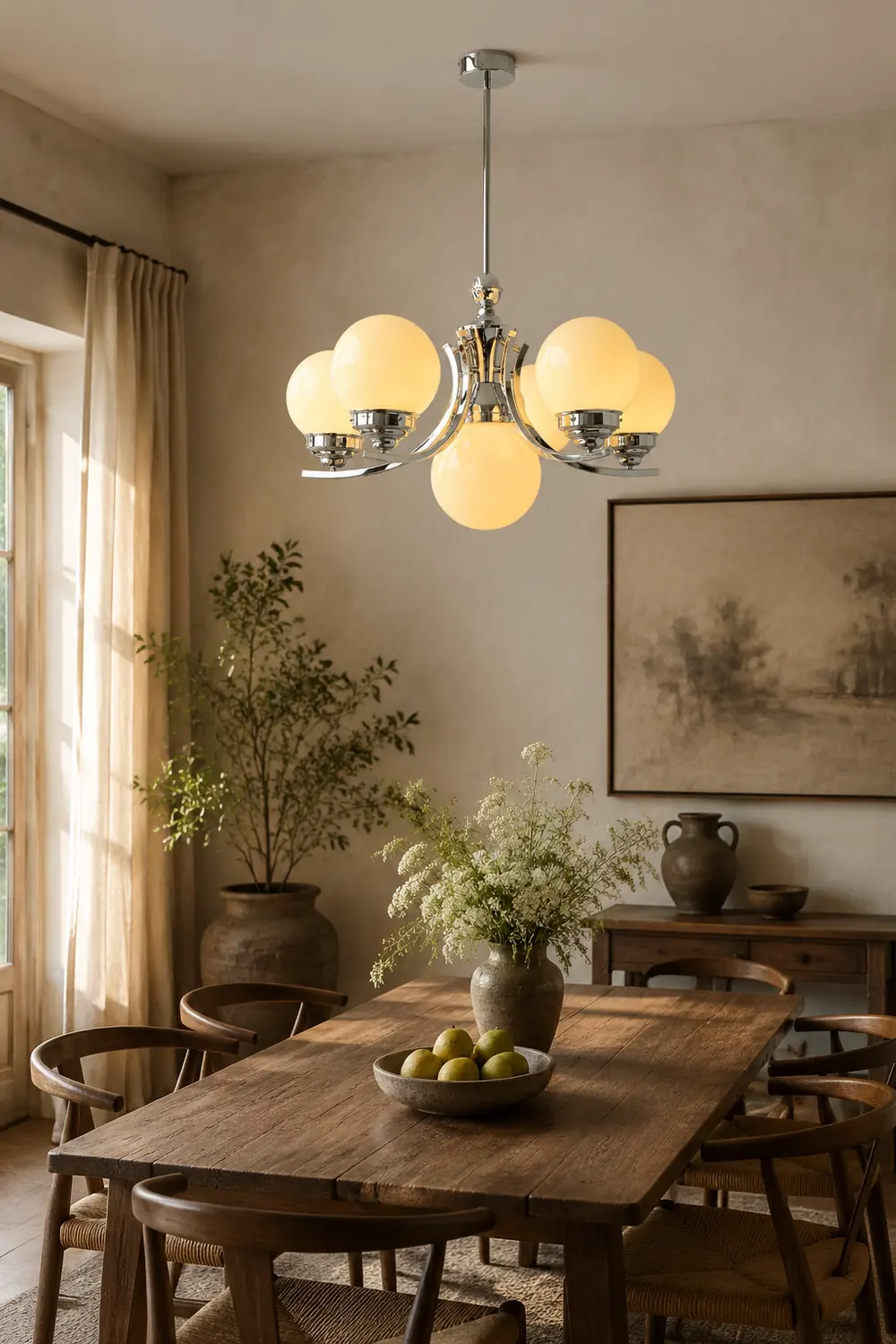 Dewdrop Globe Chandelier - Lumpaz