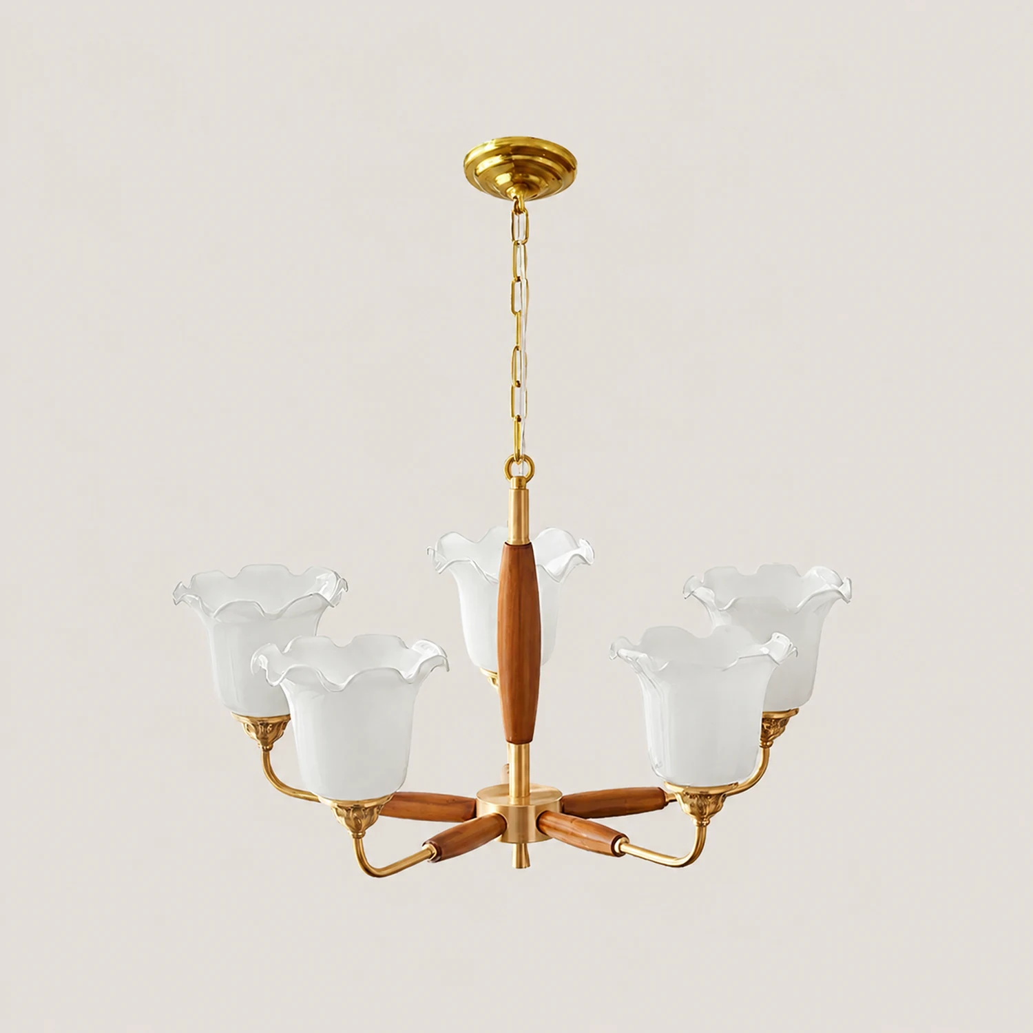 Trumpet Flower Glass Chandelier - Lumpaz